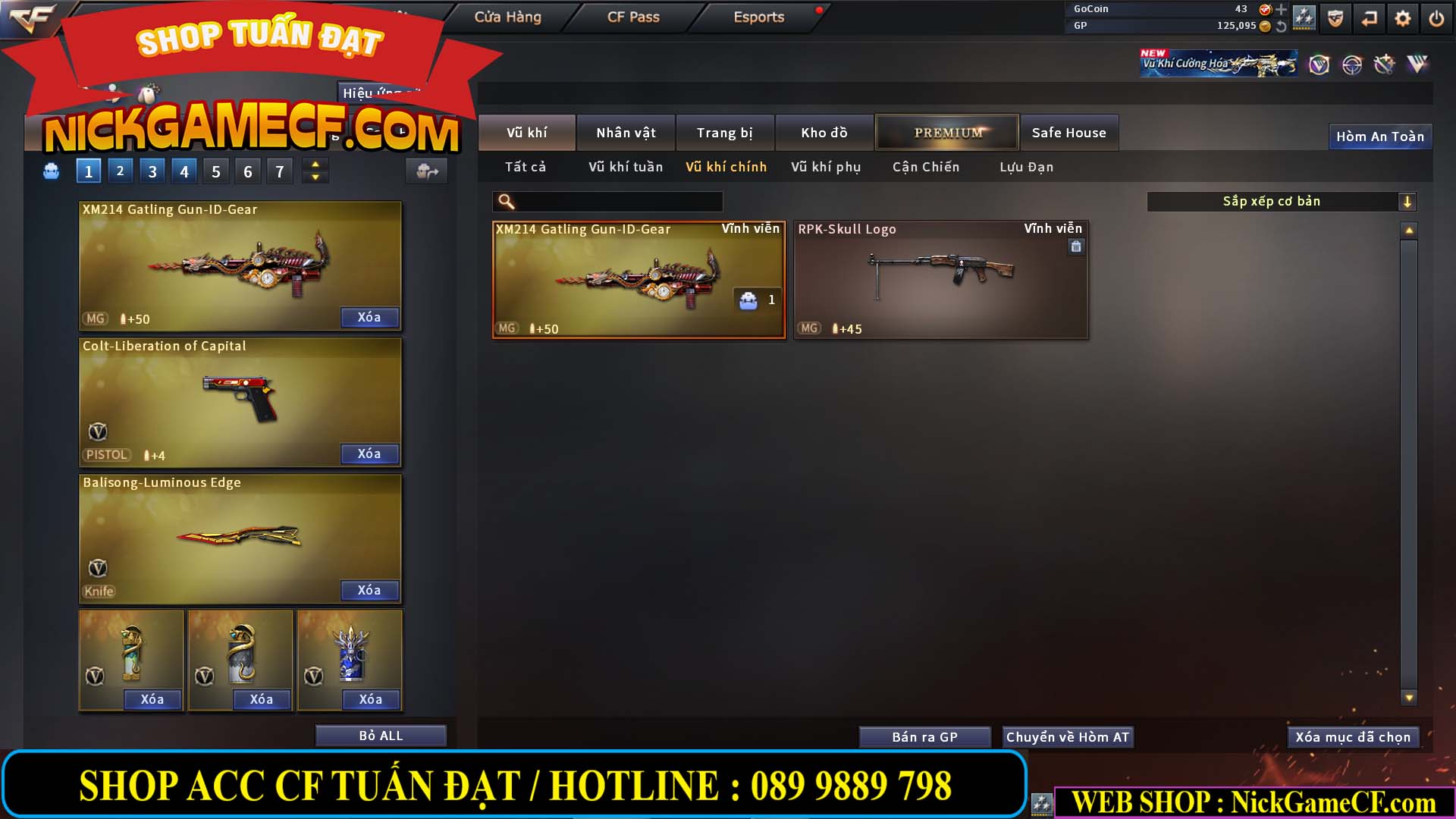 MÃ CF14000 - GIÁ : 3150K - C4 - ZOM SIÊU XINH - VIP4