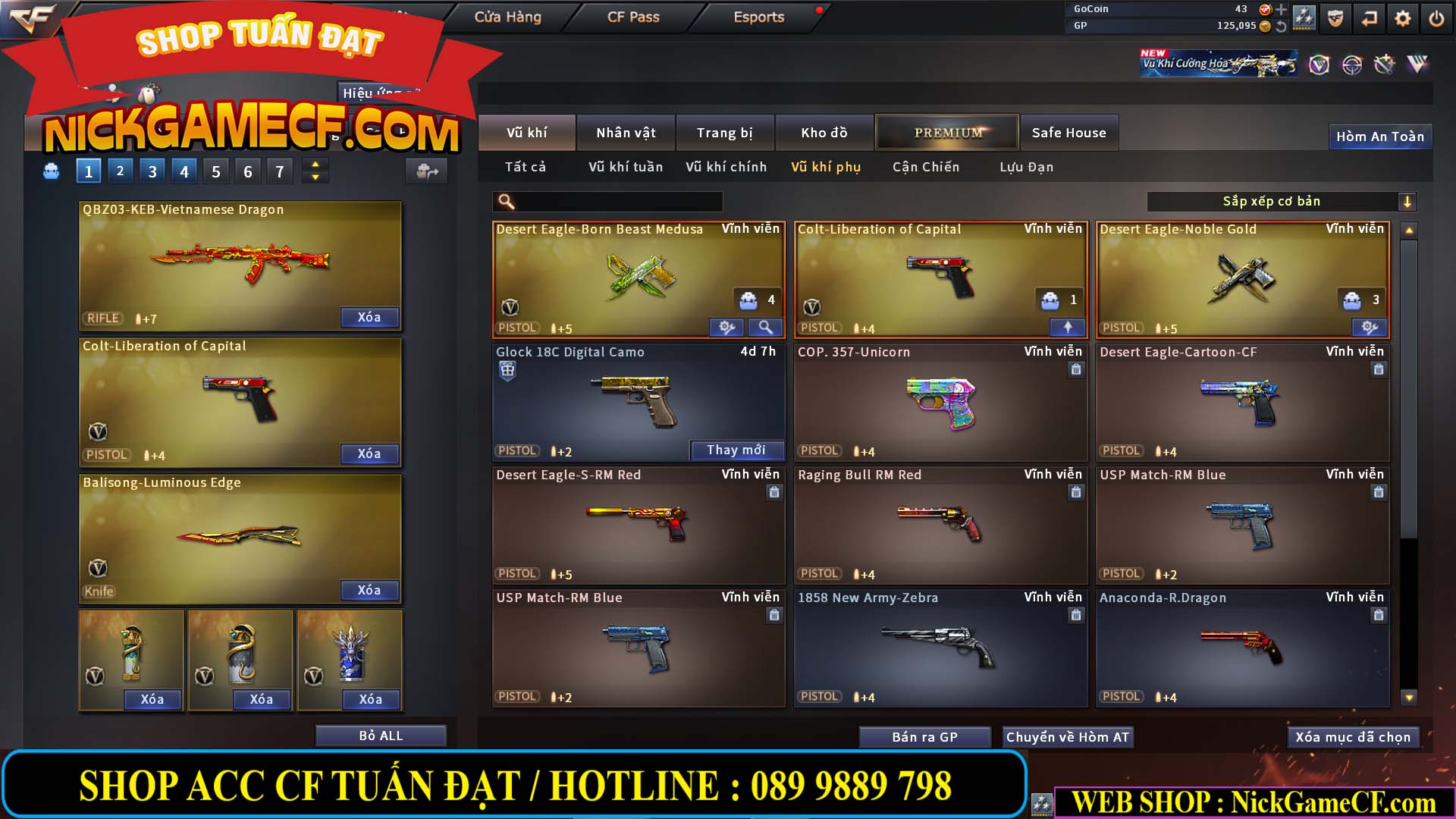 MÃ CF14000 - GIÁ : 3150K - C4 - ZOM SIÊU XINH - VIP4