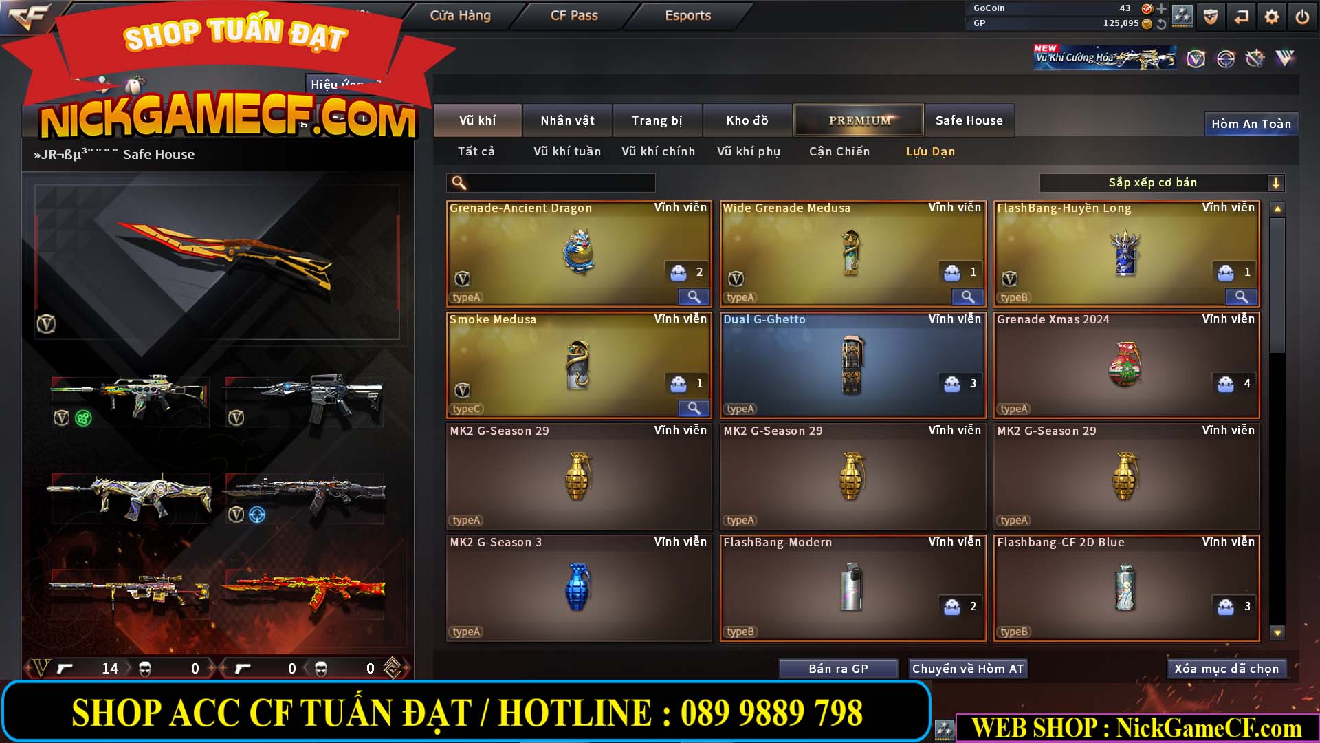 MÃ CF14000 - GIÁ : 3150K - C4 - ZOM SIÊU XINH - VIP4