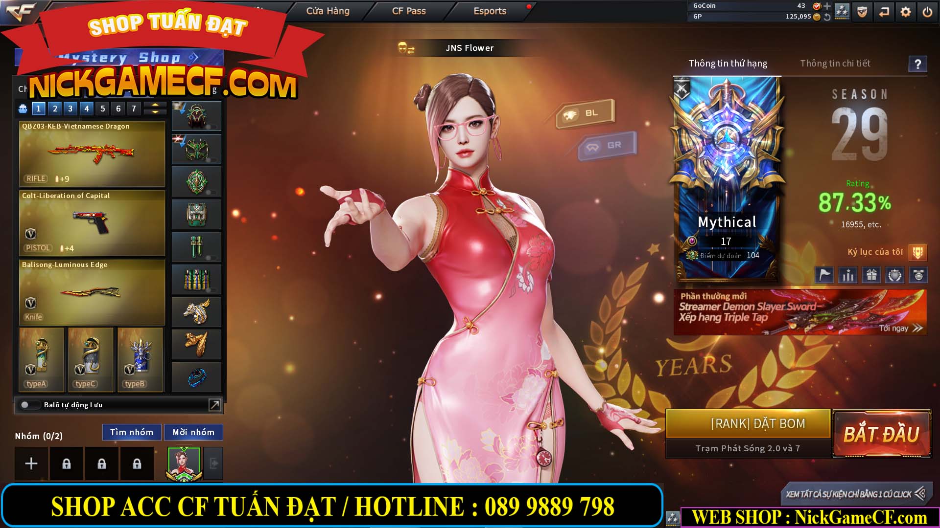 MÃ CF14000 - GIÁ : 3150K - C4 - ZOM SIÊU XINH - VIP4