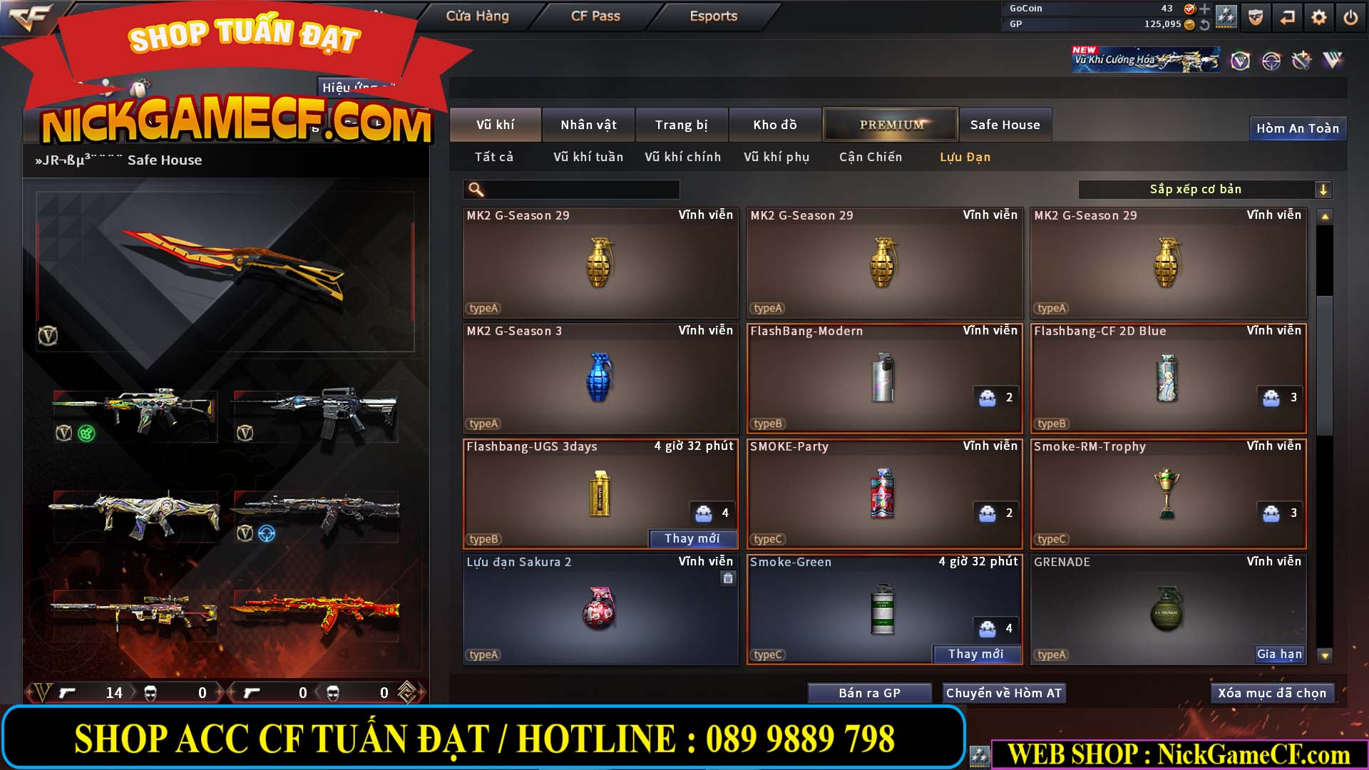 MÃ CF14000 - GIÁ : 3150K - C4 - ZOM SIÊU XINH - VIP4