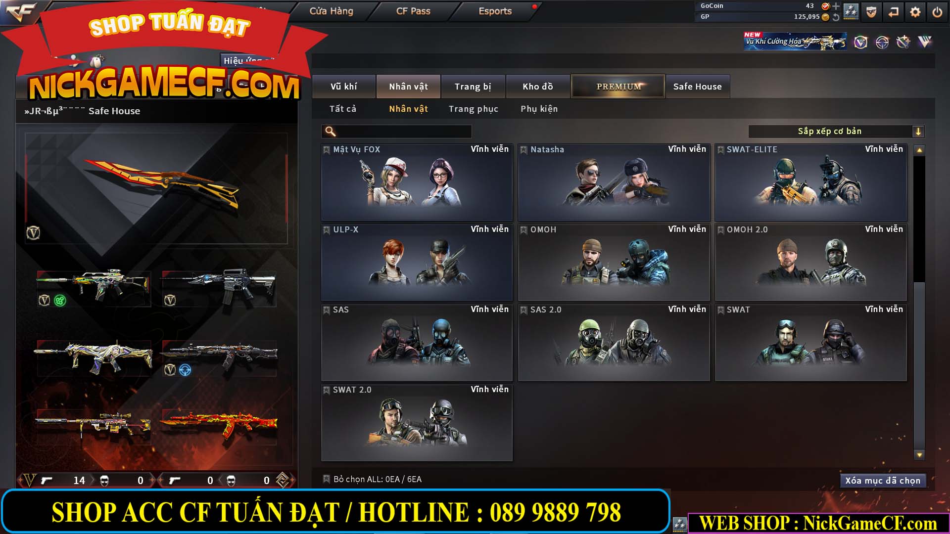 MÃ CF14000 - GIÁ : 3150K - C4 - ZOM SIÊU XINH - VIP4