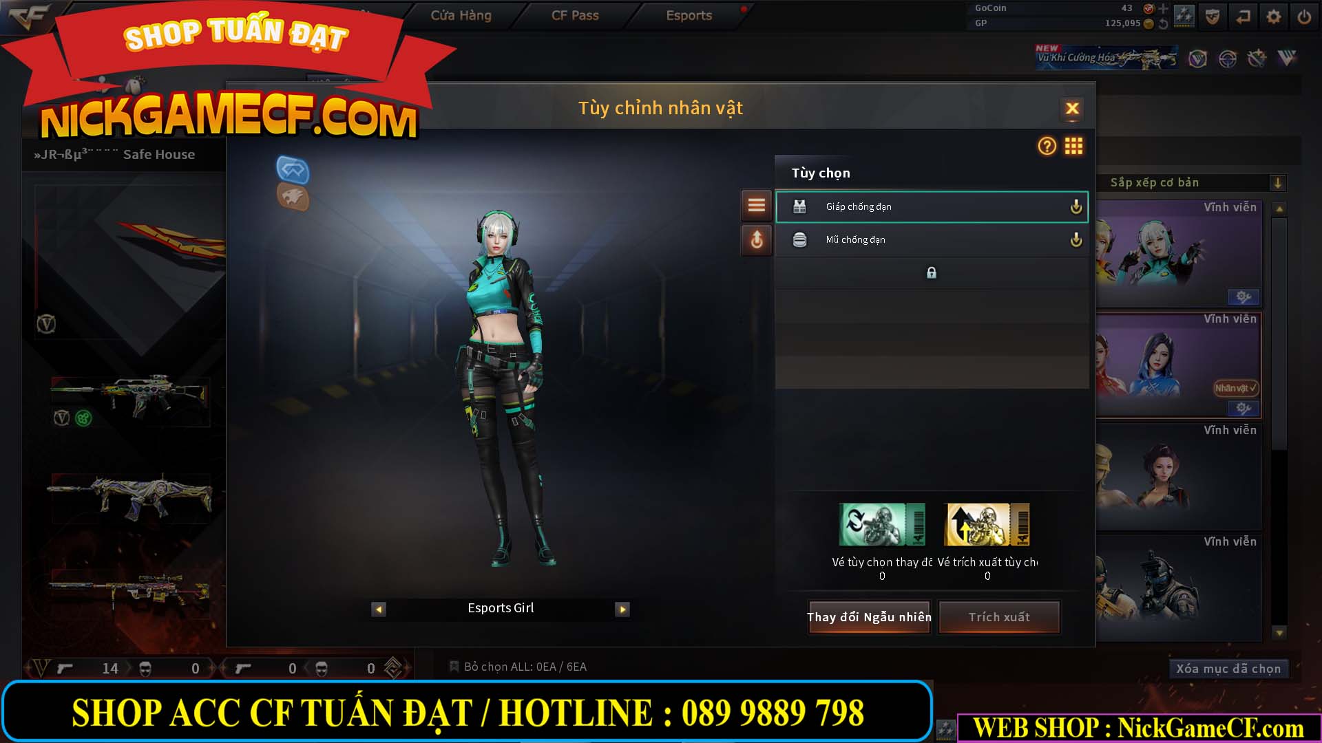 MÃ CF14000 - GIÁ : 3150K - C4 - ZOM SIÊU XINH - VIP4