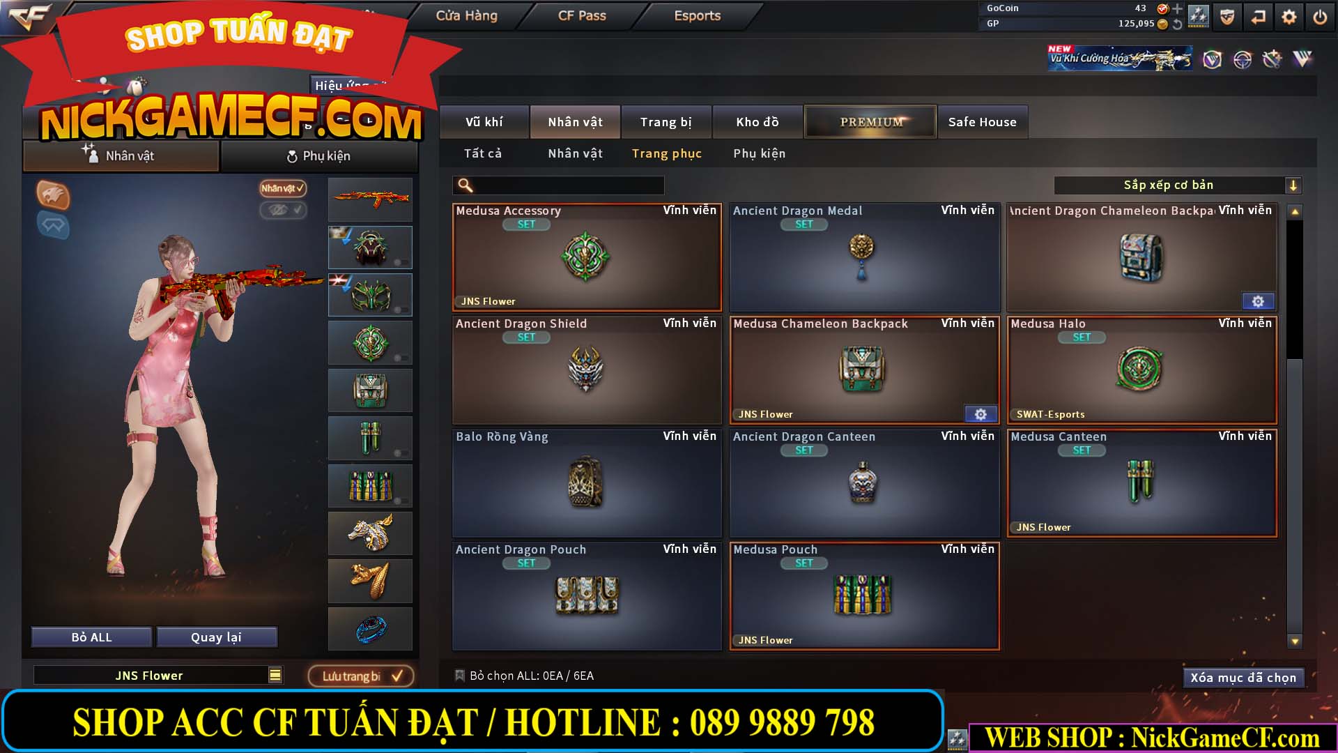MÃ CF14000 - GIÁ : 3150K - C4 - ZOM SIÊU XINH - VIP4