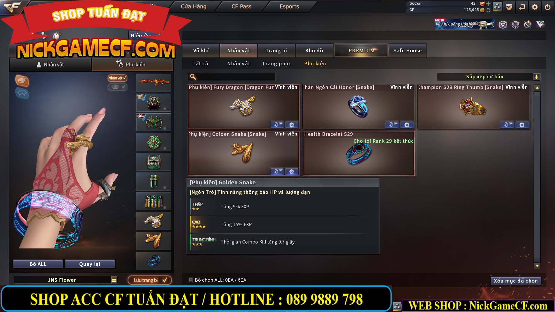 MÃ CF14000 - GIÁ : 3150K - C4 - ZOM SIÊU XINH - VIP4