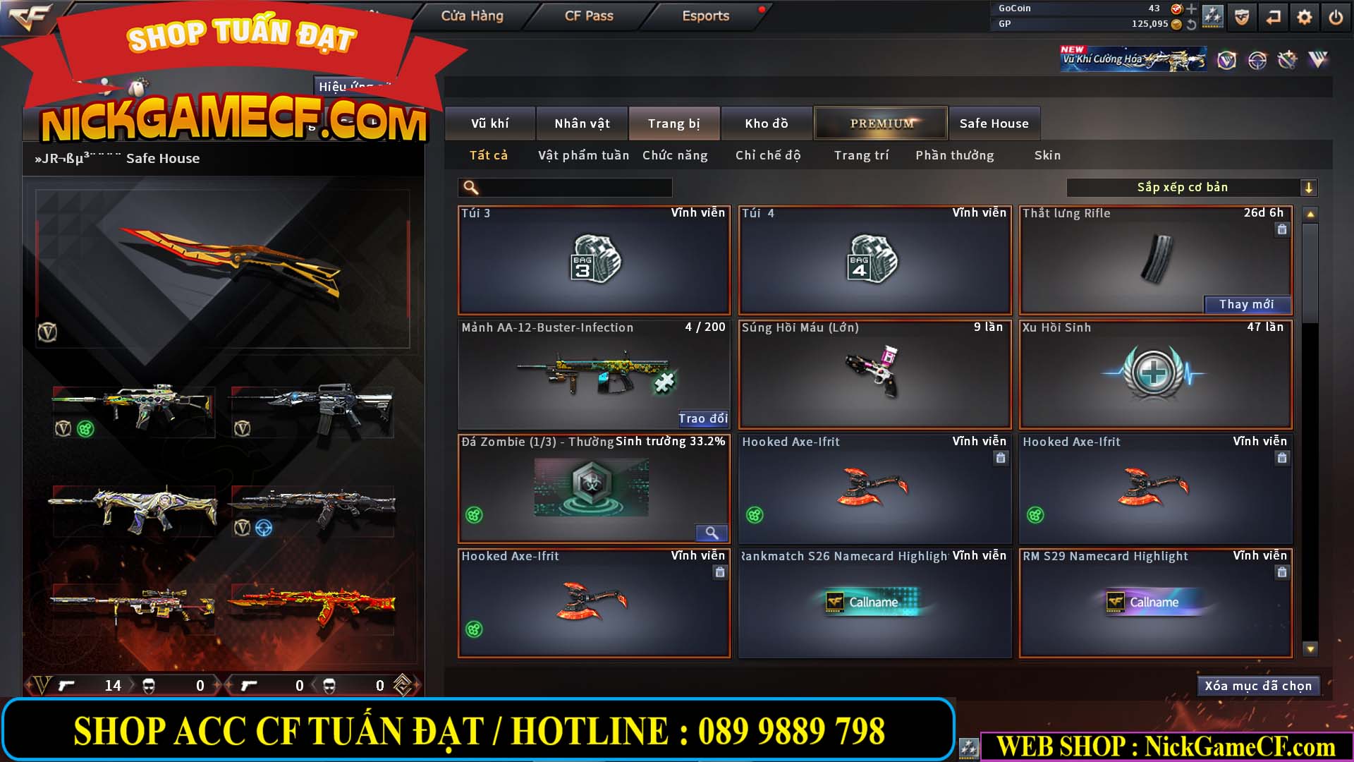 MÃ CF14000 - GIÁ : 3150K - C4 - ZOM SIÊU XINH - VIP4