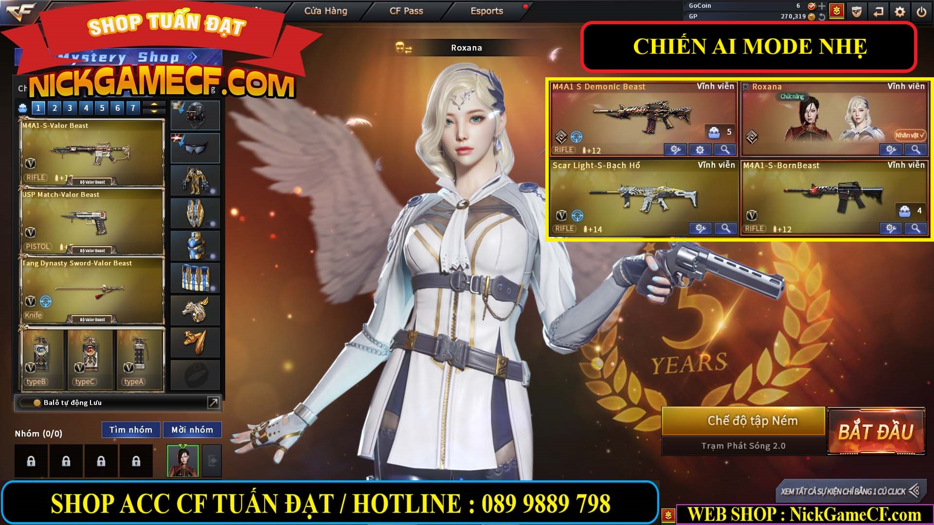 MÃ CF14014 - GIÁ : 5M5 - CHUYÊN ĐỦ THỂ LOẠI - 42 VIP - VIP6