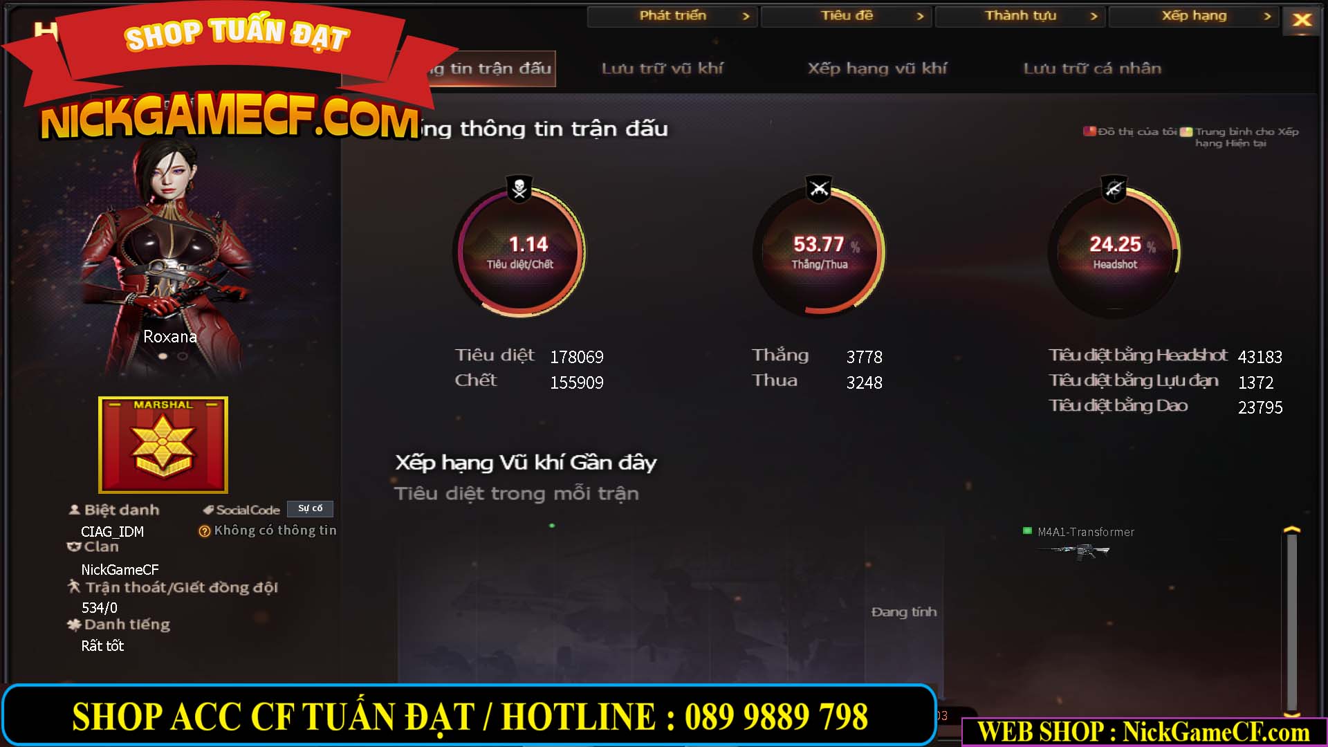 MÃ CF14014 - GIÁ : 5M5 - CHUYÊN ĐỦ THỂ LOẠI - 42 VIP - VIP6