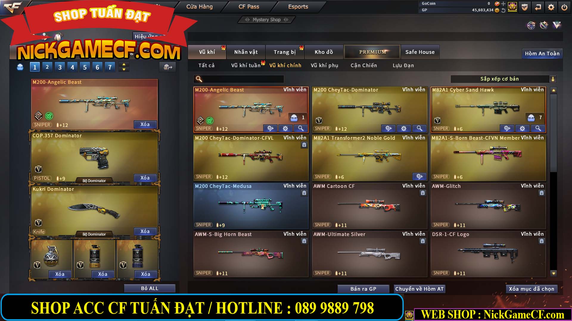 MÃ CF14021 - GIÁ : 5999K - CHIẾN C4 SIÊU XINH - 41 VIP - VIP6