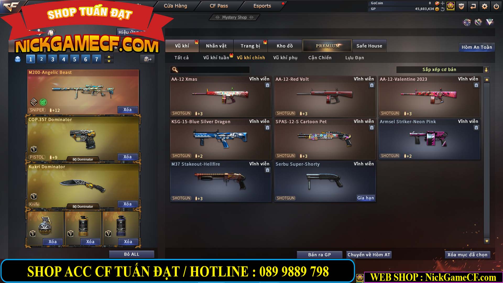 MÃ CF14021 - GIÁ : 5999K - CHIẾN C4 SIÊU XINH - 41 VIP - VIP6