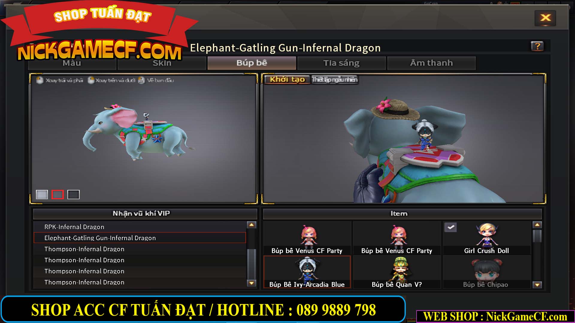 MÃ CF14065 - GIÁ : 2650K - SIÊU ZOM NHỎ XINH - 6N VOI XINH