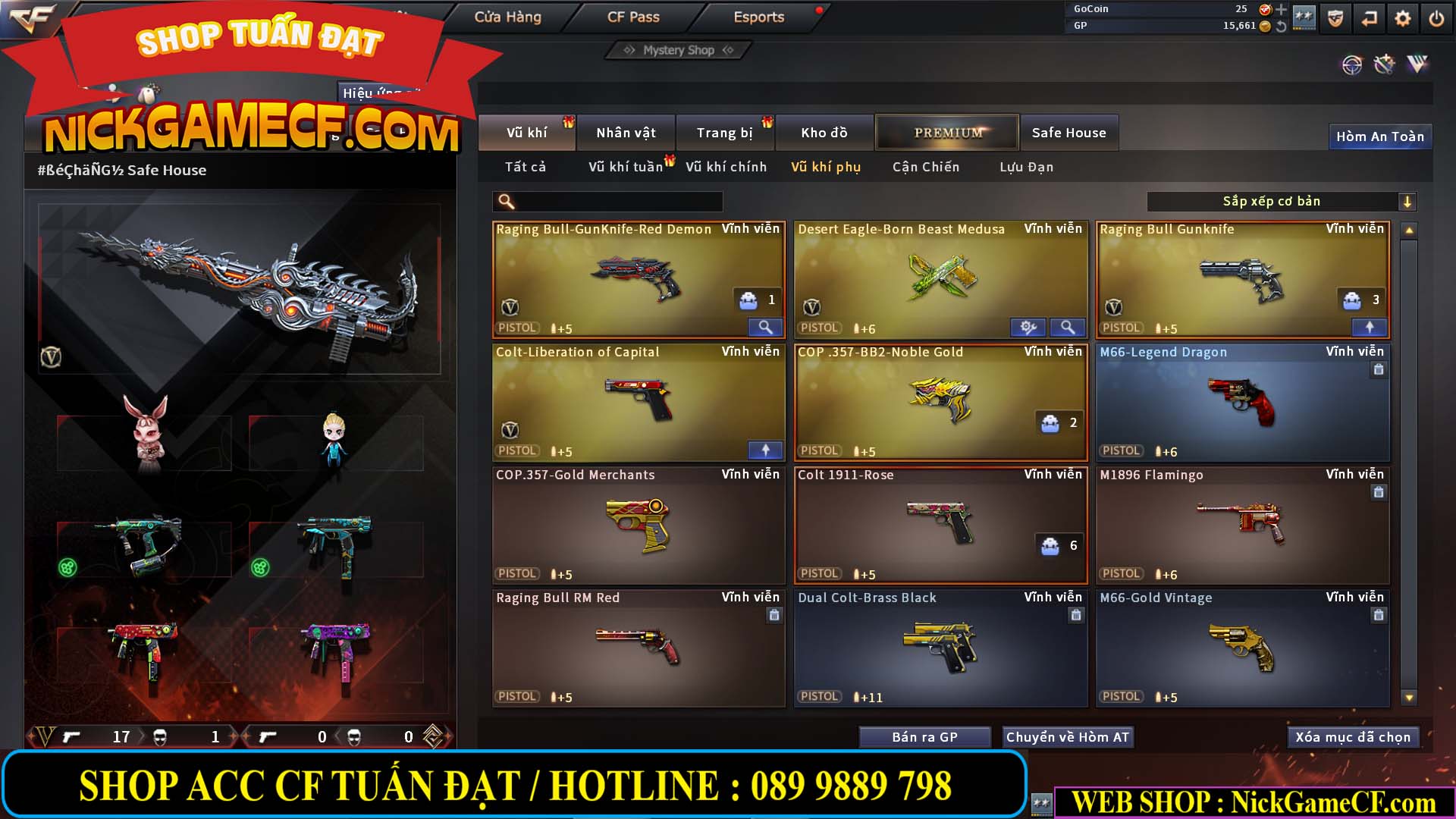 MÃ CF14074 - GIÁ : 2750K - PHÔI ZOM ĐẸP - C4 - 18 VIP - VIP6
