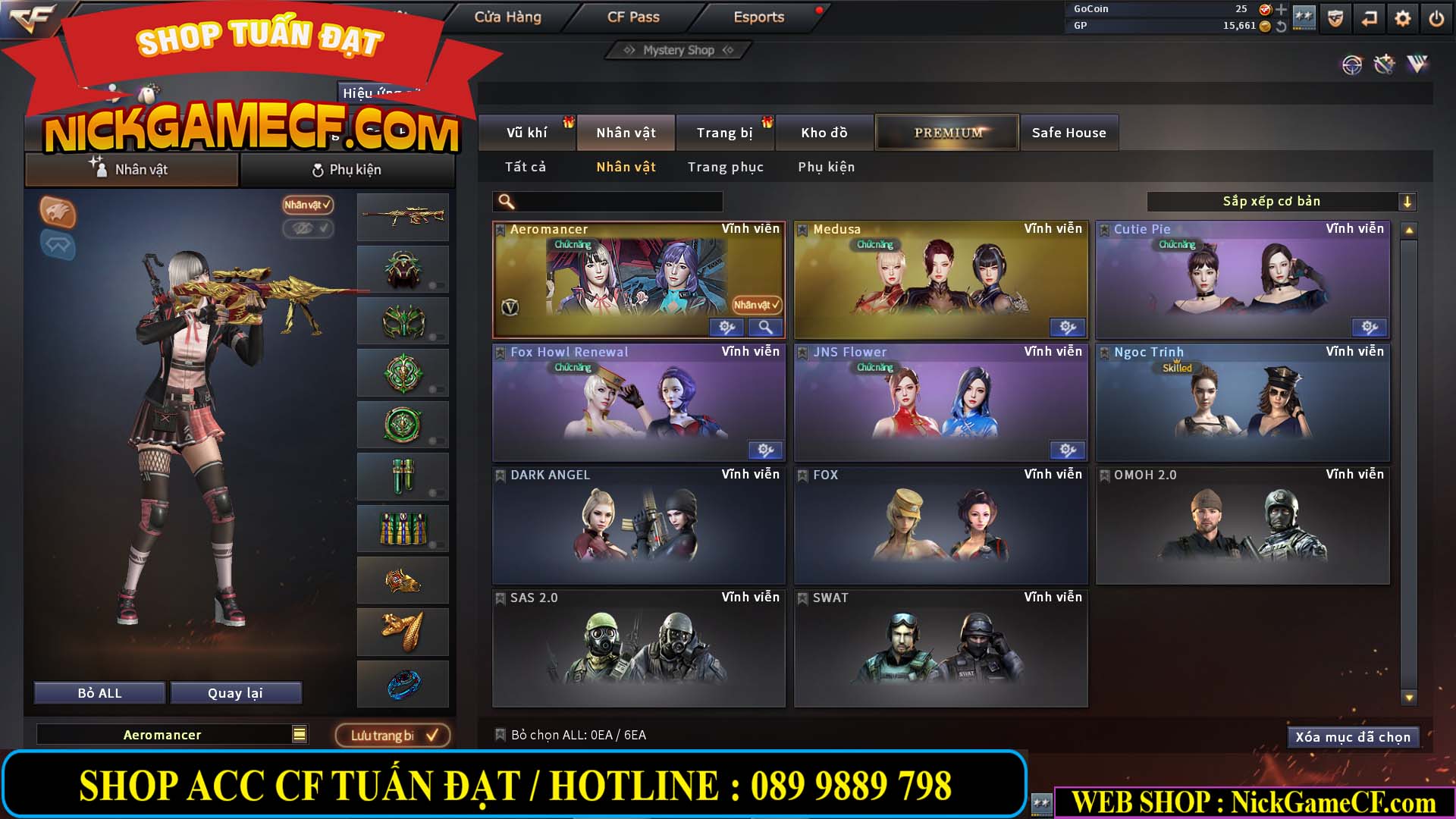 MÃ CF14074 - GIÁ : 2750K - PHÔI ZOM ĐẸP - C4 - 18 VIP - VIP6