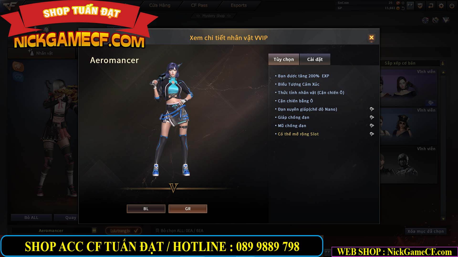MÃ CF14074 - GIÁ : 2750K - PHÔI ZOM ĐẸP - C4 - 18 VIP - VIP6