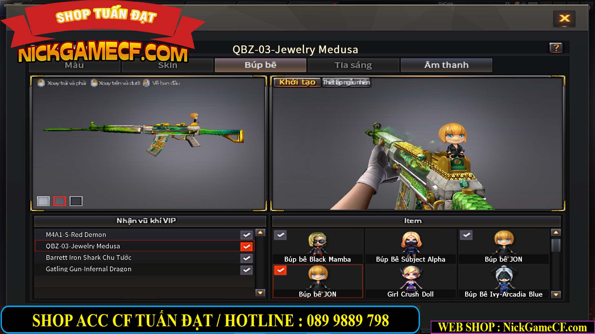 MÃ CF14074 - GIÁ : 2750K - PHÔI ZOM ĐẸP - C4 - 18 VIP - VIP6