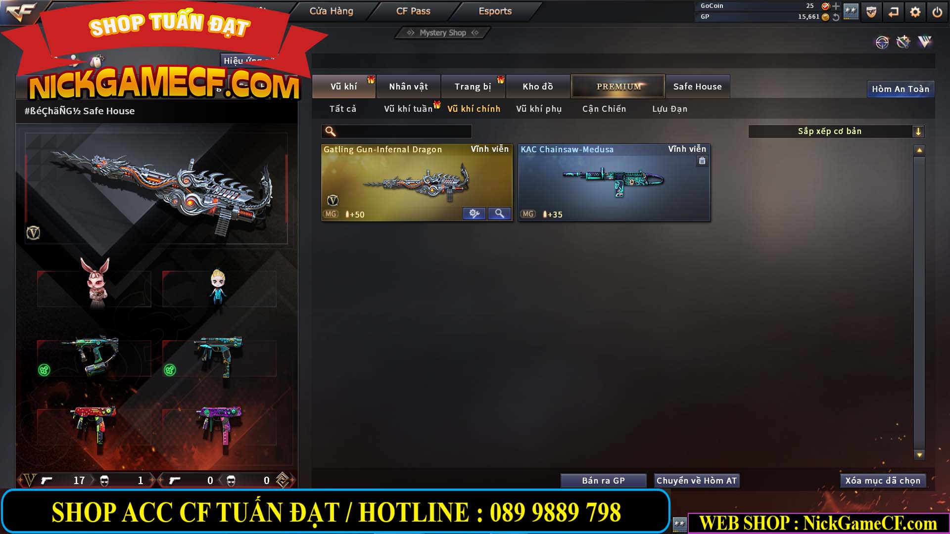 MÃ CF14074 - GIÁ : 2750K - PHÔI ZOM ĐẸP - C4 - 18 VIP - VIP6