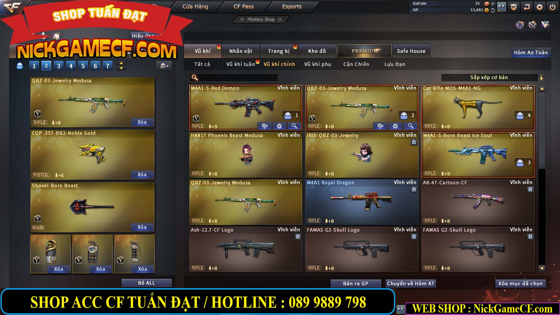 MÃ CF14074 - GIÁ : 2750K - PHÔI ZOM ĐẸP - C4 - 18 VIP - VIP6
