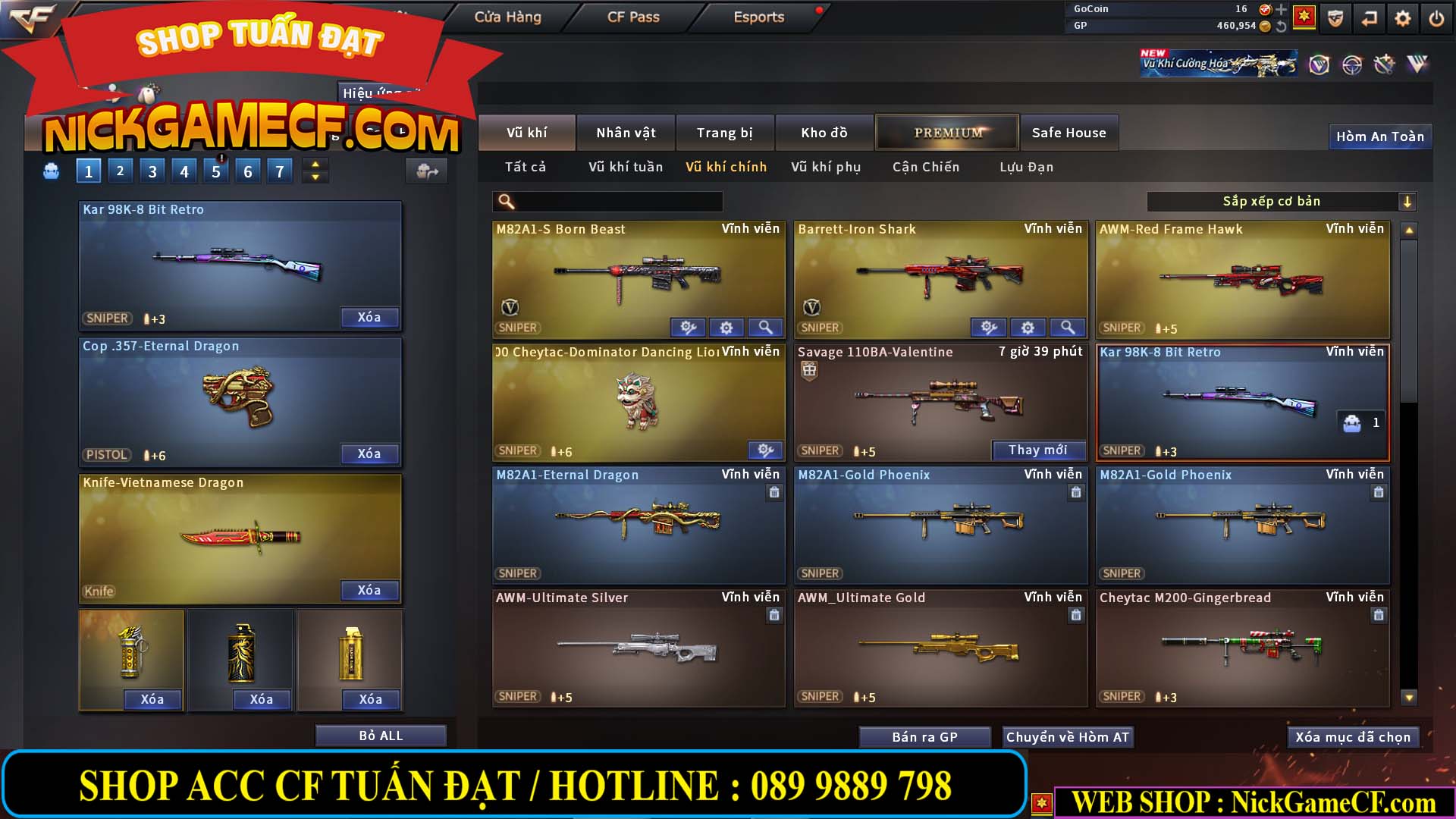 MÃ CF14080 - GIÁ : 3M8 - TANK - AI MODE - ZOM THỦ - 32 VIP + 500 GO LÊN VIP4