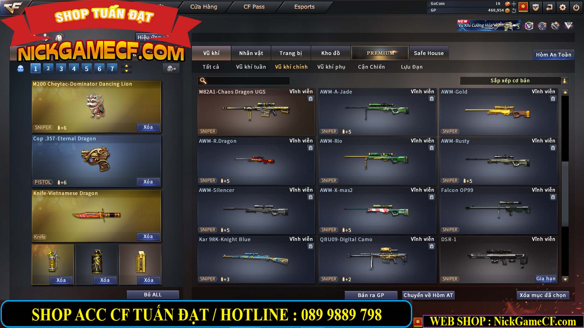 MÃ CF14080 - GIÁ : 3M8 - TANK - AI MODE - ZOM THỦ - 32 VIP + 500 GO LÊN VIP4