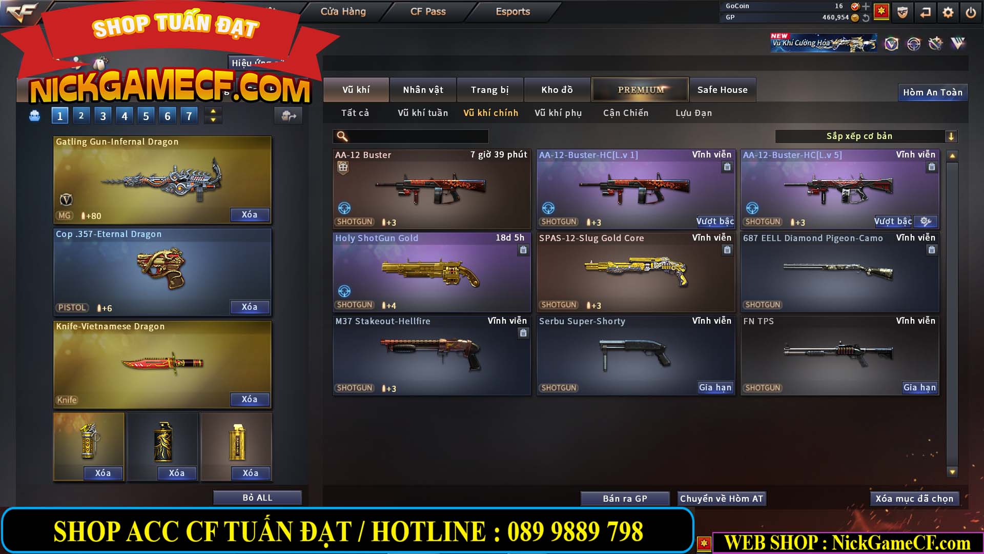 MÃ CF14080 - GIÁ : 3M8 - TANK - AI MODE - ZOM THỦ - 32 VIP + 500 GO LÊN VIP4