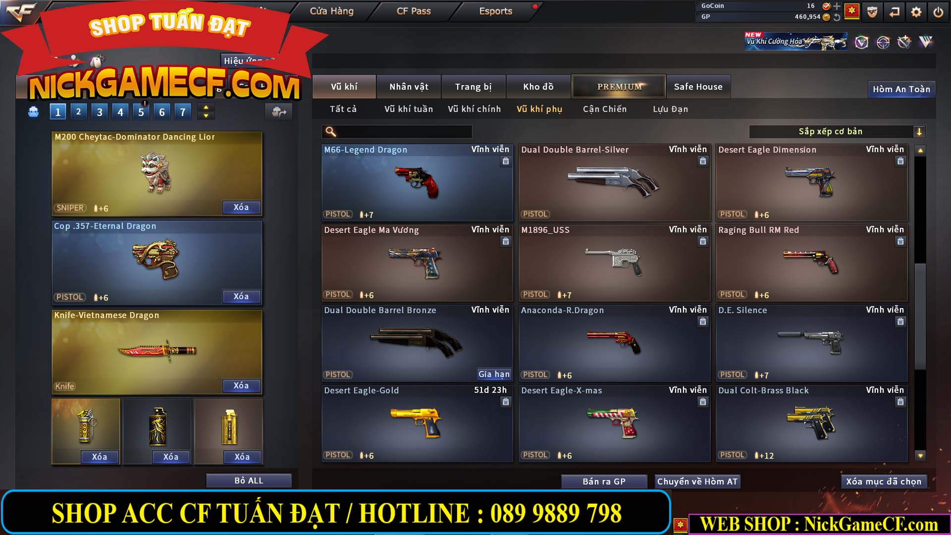 MÃ CF14080 - GIÁ : 3M8 - TANK - AI MODE - ZOM THỦ - 32 VIP + 500 GO LÊN VIP4