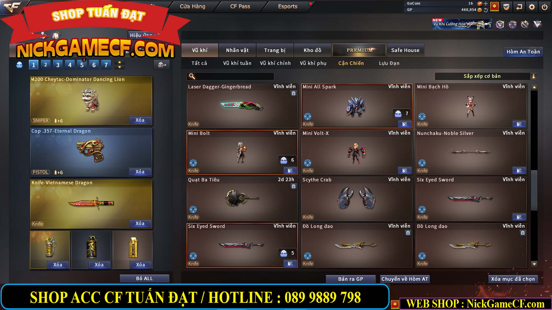 MÃ CF14080 - GIÁ : 3M8 - TANK - AI MODE - ZOM THỦ - 32 VIP + 500 GO LÊN VIP4