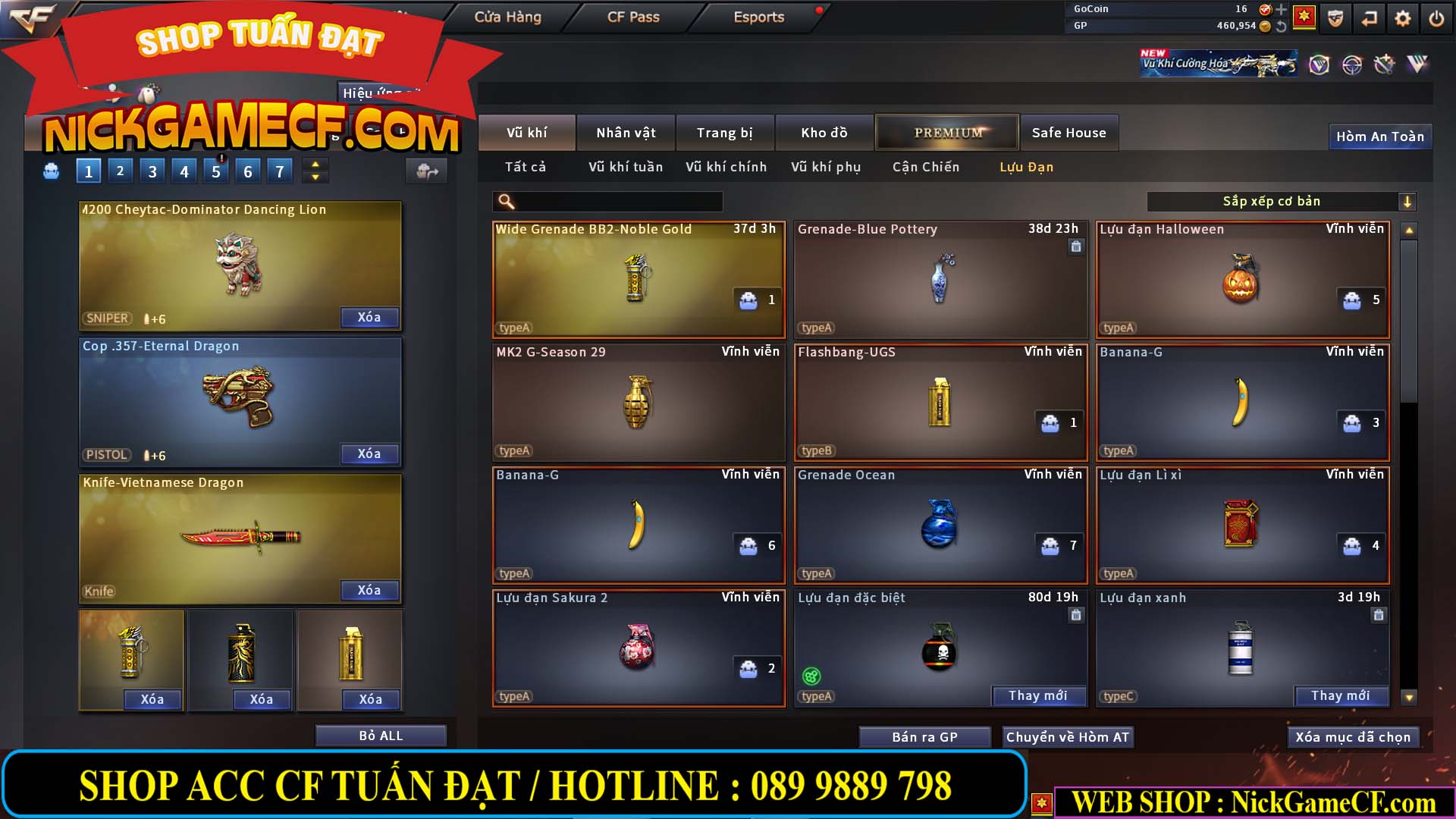 MÃ CF14080 - GIÁ : 3M8 - TANK - AI MODE - ZOM THỦ - 32 VIP + 500 GO LÊN VIP4