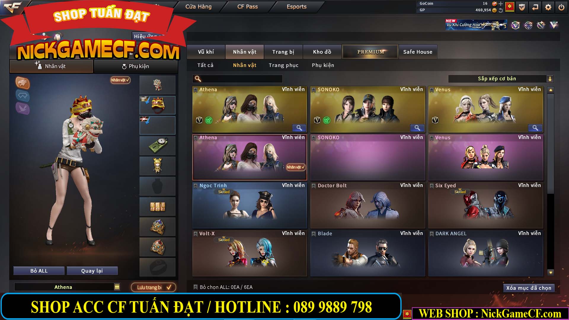 MÃ CF14080 - GIÁ : 3M8 - TANK - AI MODE - ZOM THỦ - 32 VIP + 500 GO LÊN VIP4