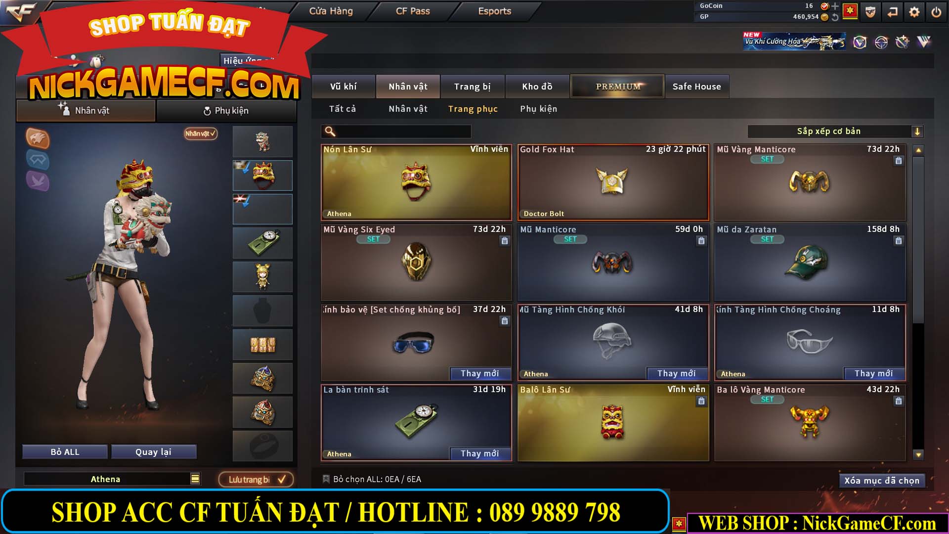 MÃ CF14080 - GIÁ : 3M8 - TANK - AI MODE - ZOM THỦ - 32 VIP + 500 GO LÊN VIP4
