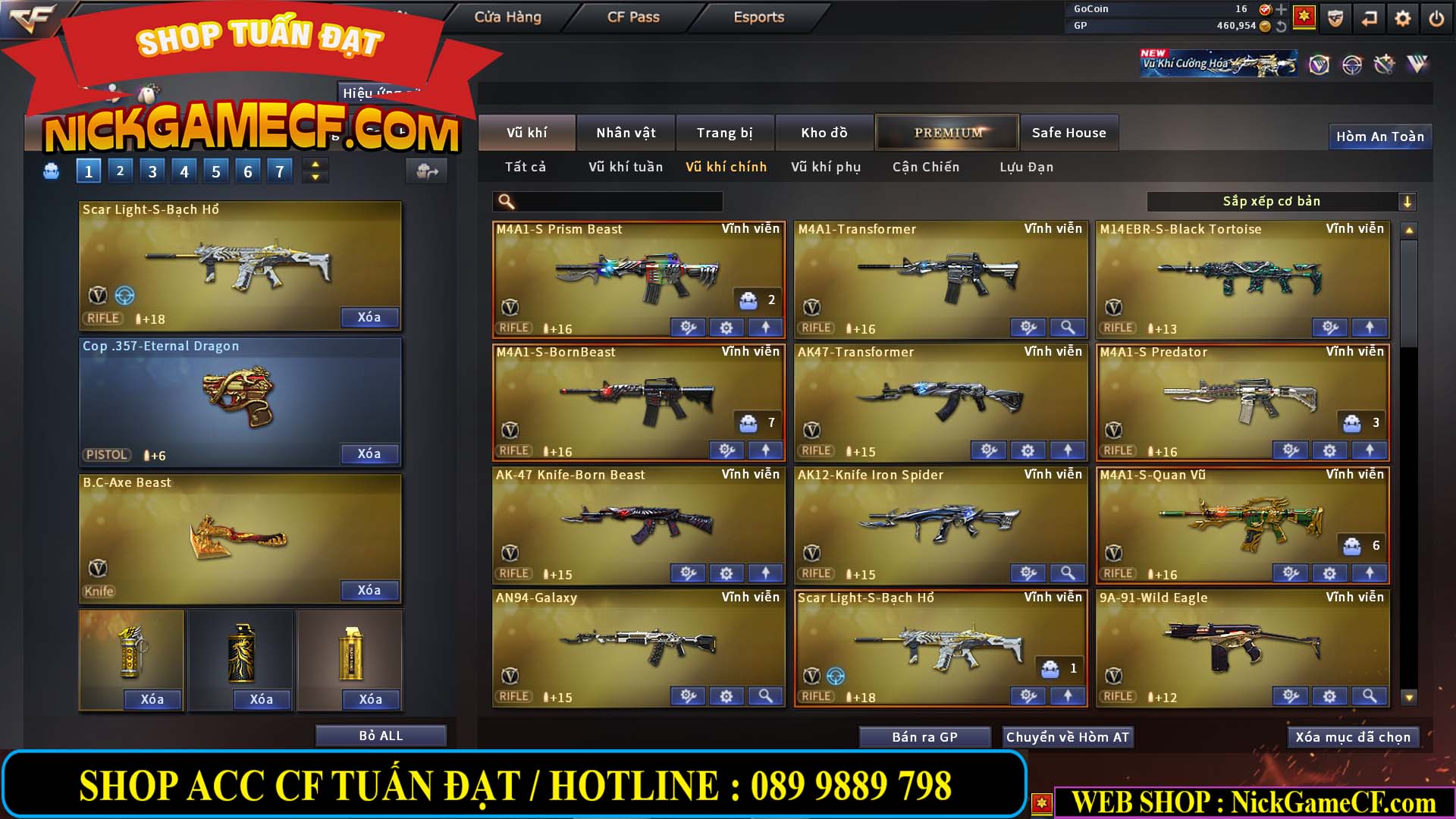 MÃ CF14080 - GIÁ : 3M8 - TANK - AI MODE - ZOM THỦ - 32 VIP + 500 GO LÊN VIP4