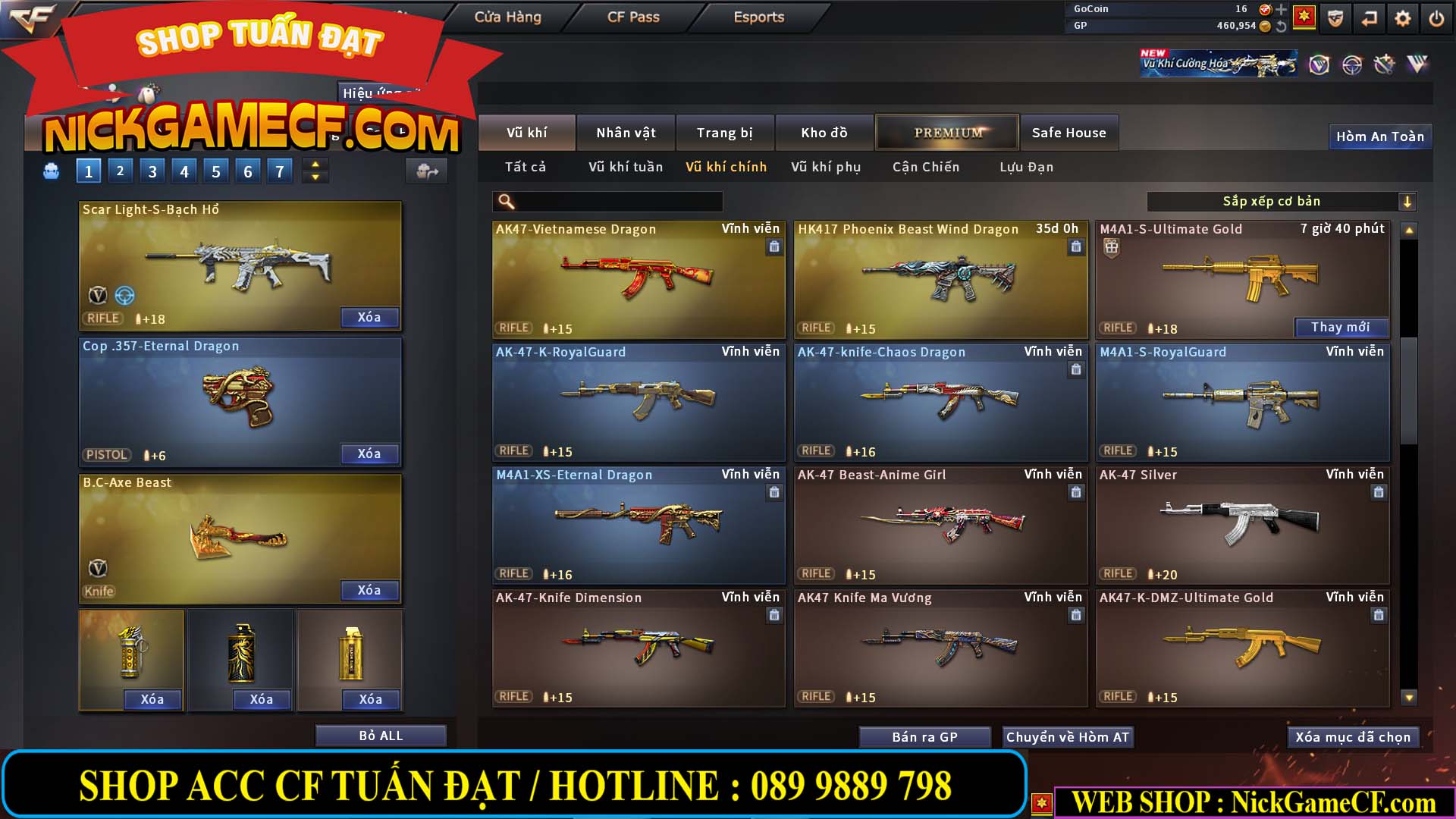 MÃ CF14080 - GIÁ : 3M8 - TANK - AI MODE - ZOM THỦ - 32 VIP + 500 GO LÊN VIP4