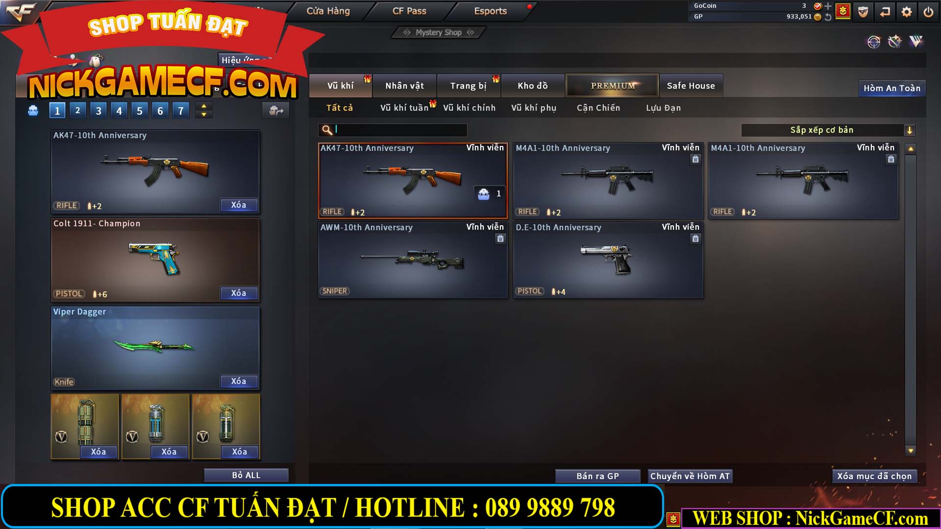 MÃ CF14081 - GIÁ : 4999K - CHIẾN C4 ĐẸP - AI XINH - 34 VIP - VIP6