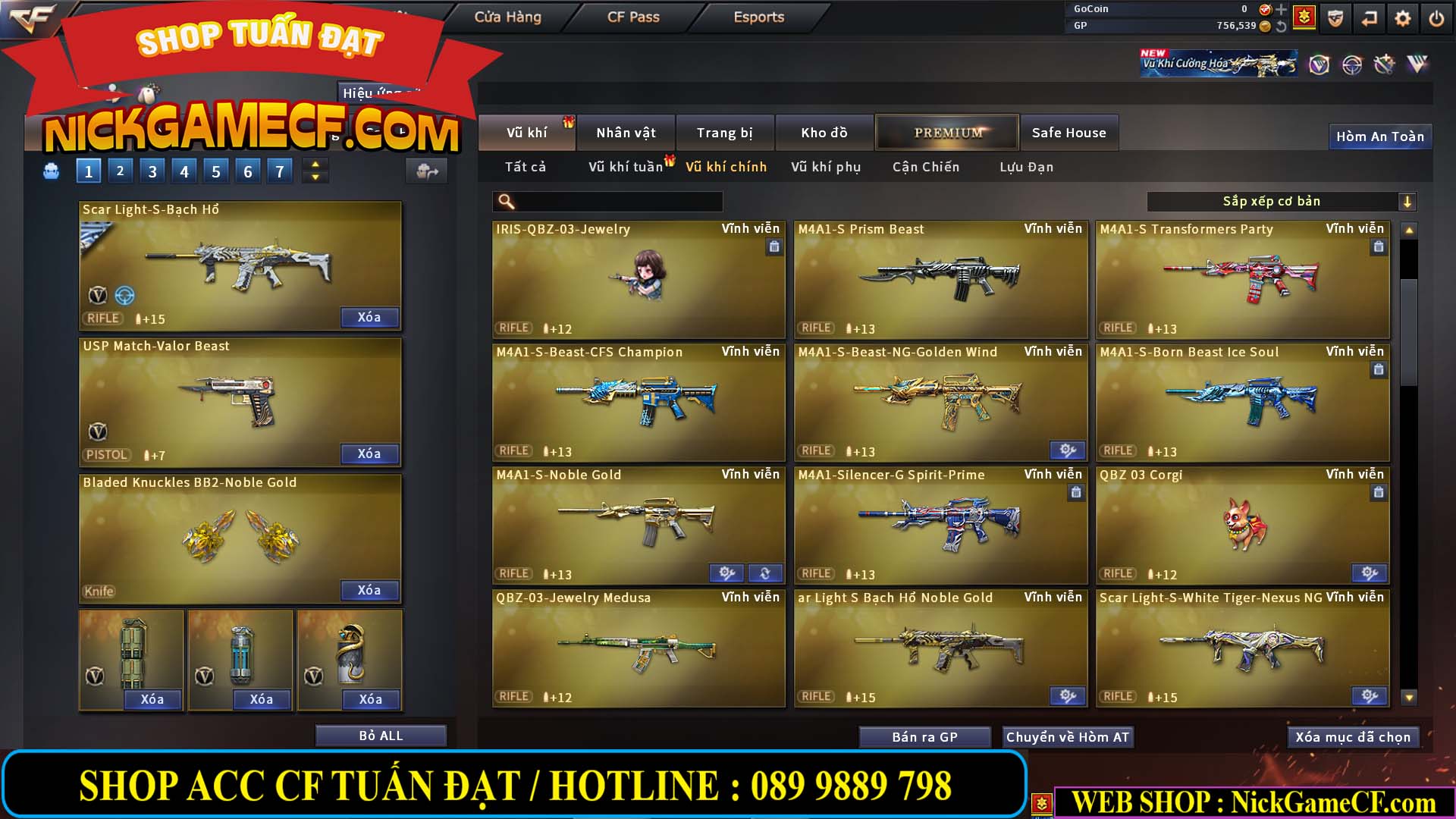 MÃ CF14081 - GIÁ : 4999K - CHIẾN C4 ĐẸP - AI XINH - 34 VIP - VIP6