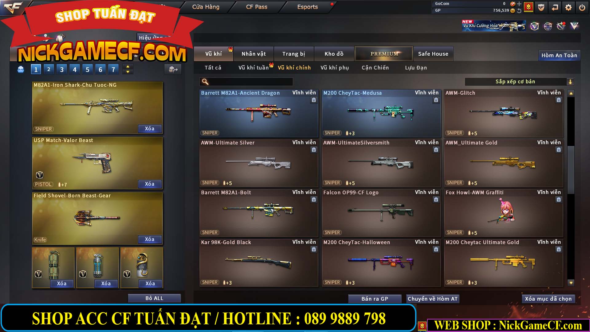 MÃ CF14081 - GIÁ : 4999K - CHIẾN C4 ĐẸP - AI XINH - 34 VIP - VIP6