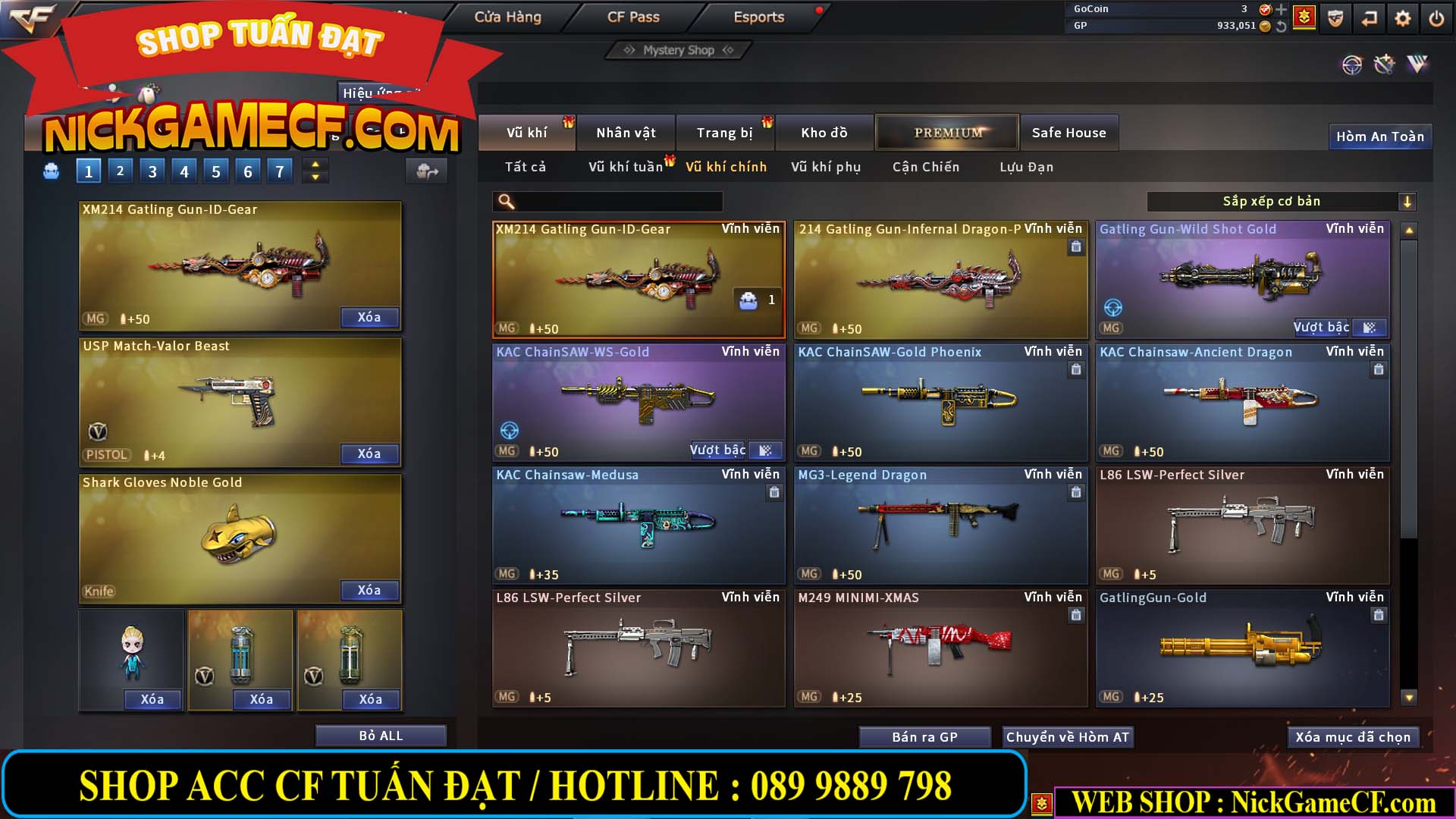 MÃ CF14081 - GIÁ : 4999K - CHIẾN C4 ĐẸP - AI XINH - 34 VIP - VIP6