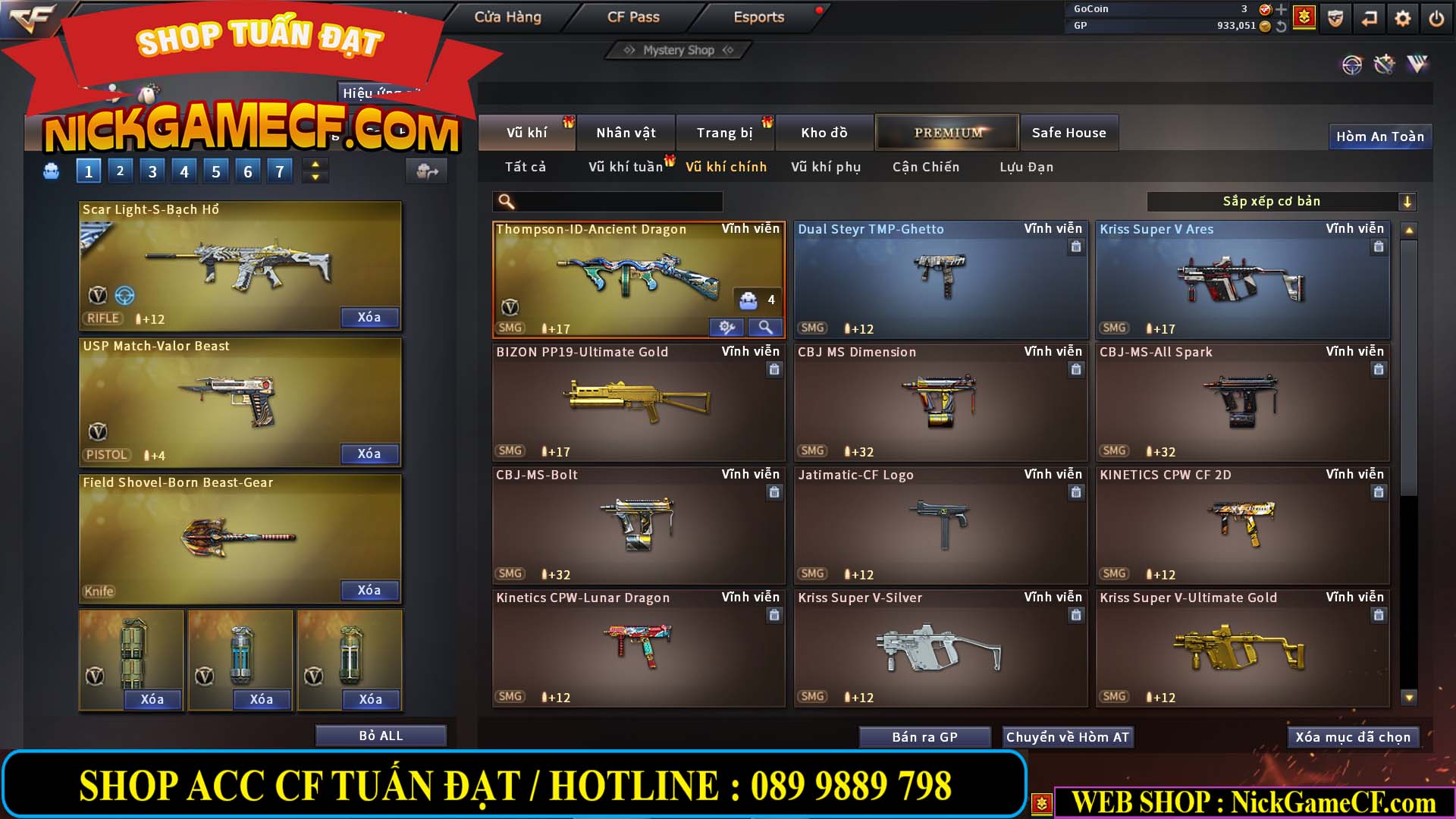 MÃ CF14081 - GIÁ : 4999K - CHIẾN C4 ĐẸP - AI XINH - 34 VIP - VIP6