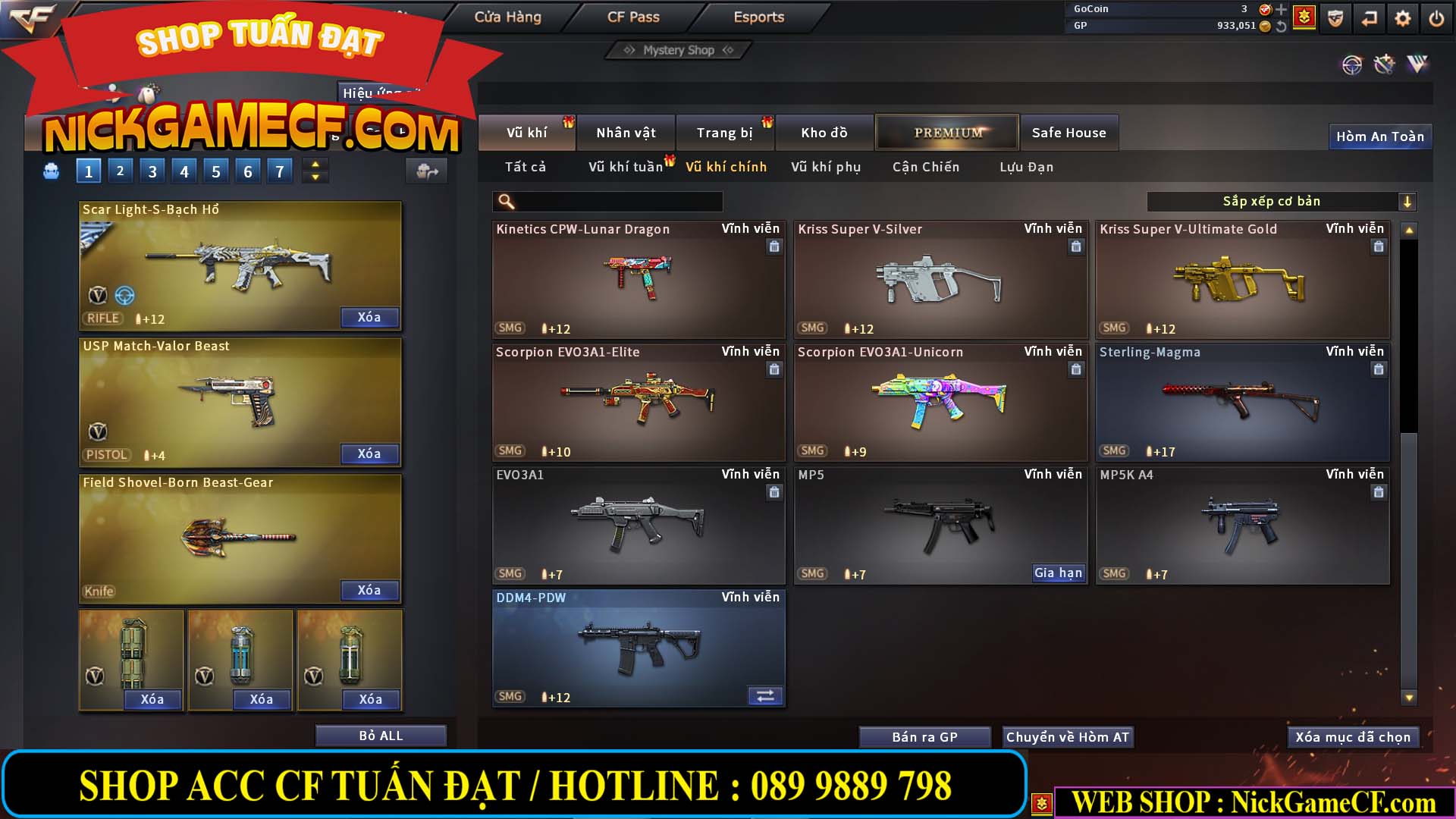 MÃ CF14081 - GIÁ : 4999K - CHIẾN C4 ĐẸP - AI XINH - 34 VIP - VIP6