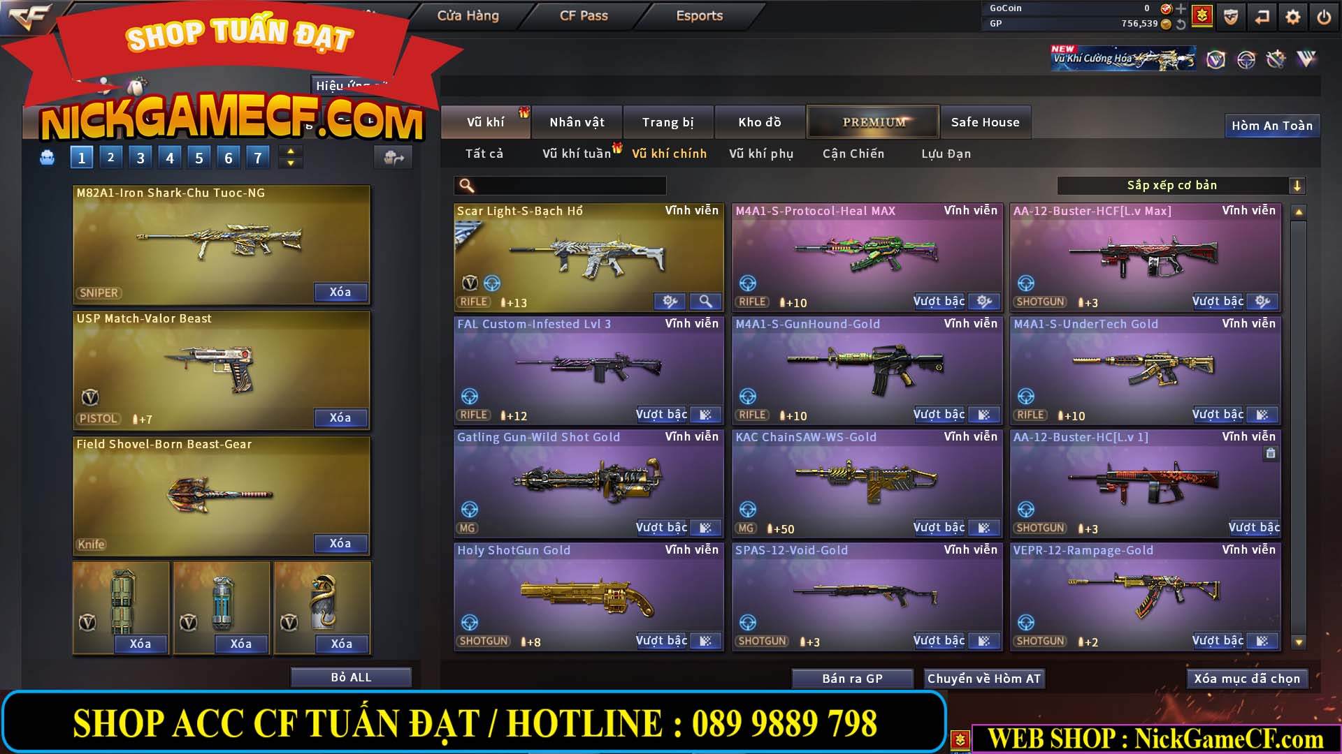MÃ CF14081 - GIÁ : 4999K - CHIẾN C4 ĐẸP - AI XINH - 34 VIP - VIP6