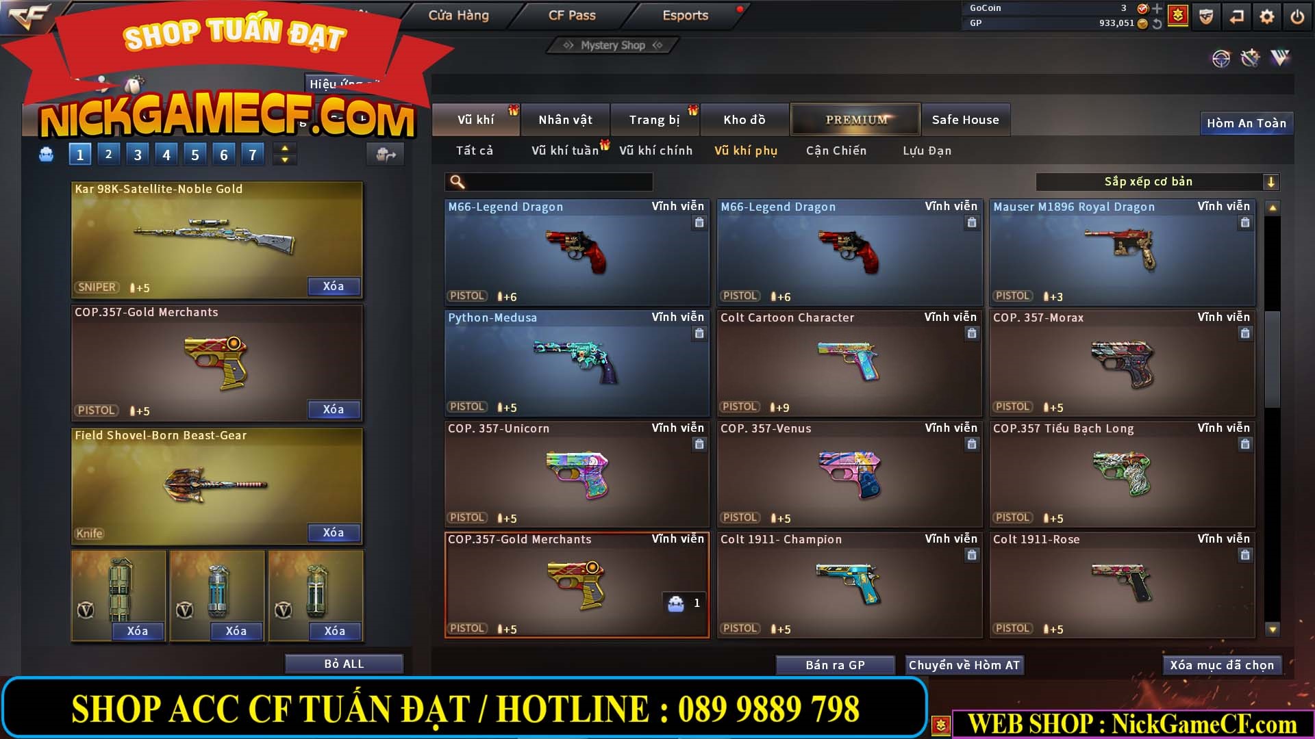MÃ CF14081 - GIÁ : 4999K - CHIẾN C4 ĐẸP - AI XINH - 34 VIP - VIP6