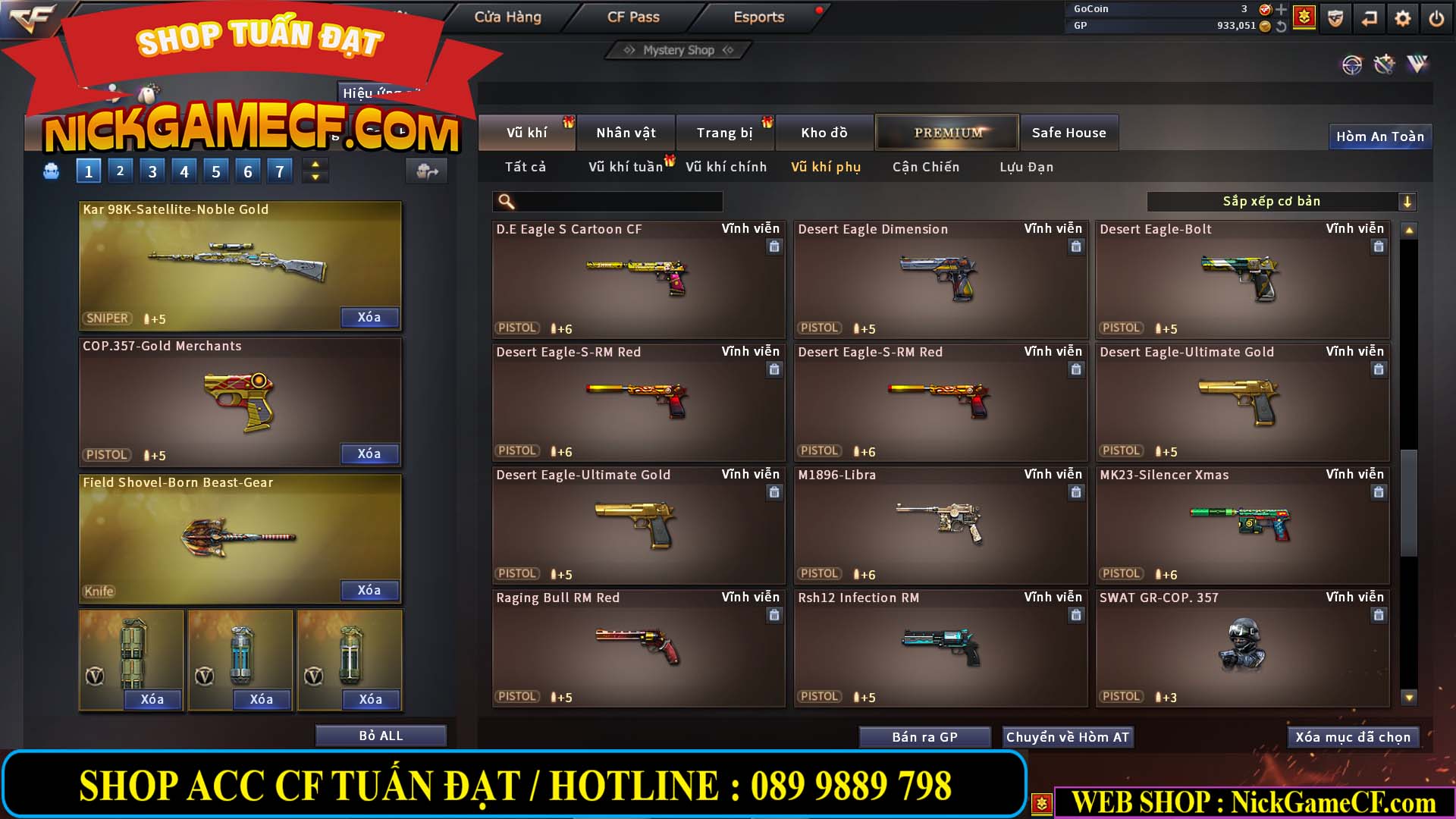MÃ CF14081 - GIÁ : 4999K - CHIẾN C4 ĐẸP - AI XINH - 34 VIP - VIP6