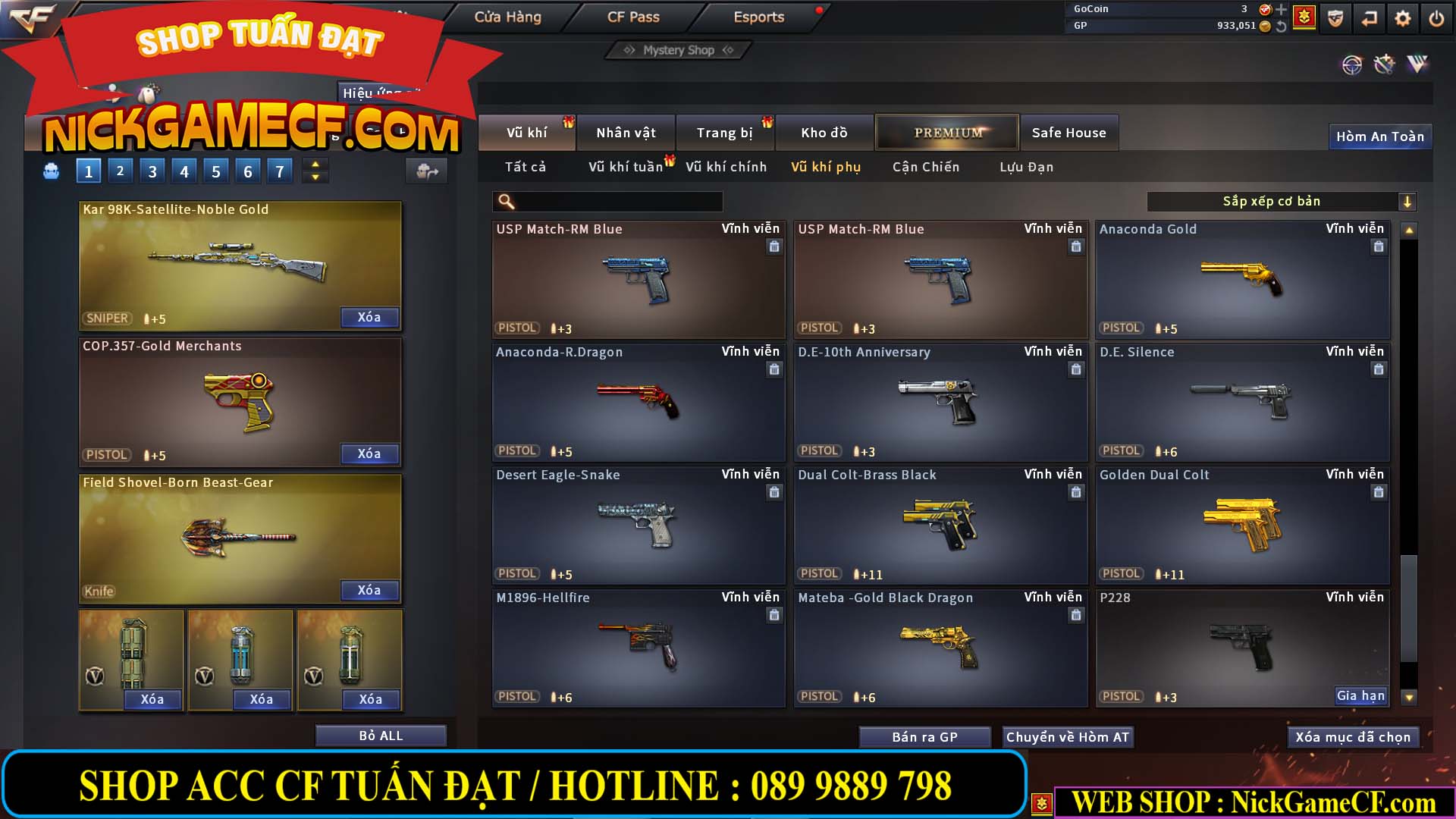 MÃ CF14081 - GIÁ : 4999K - CHIẾN C4 ĐẸP - AI XINH - 34 VIP - VIP6