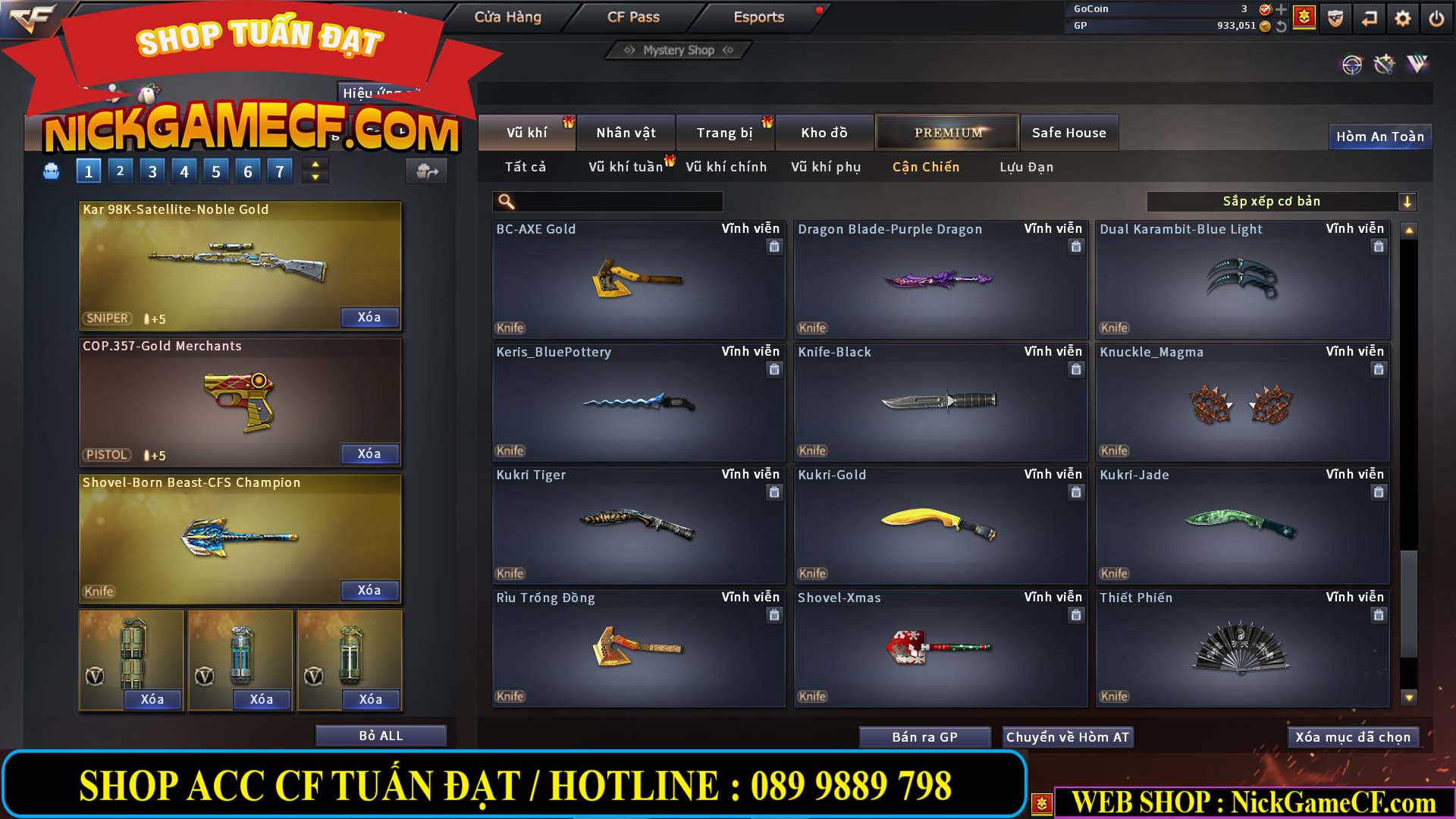 MÃ CF14081 - GIÁ : 4999K - CHIẾN C4 ĐẸP - AI XINH - 34 VIP - VIP6