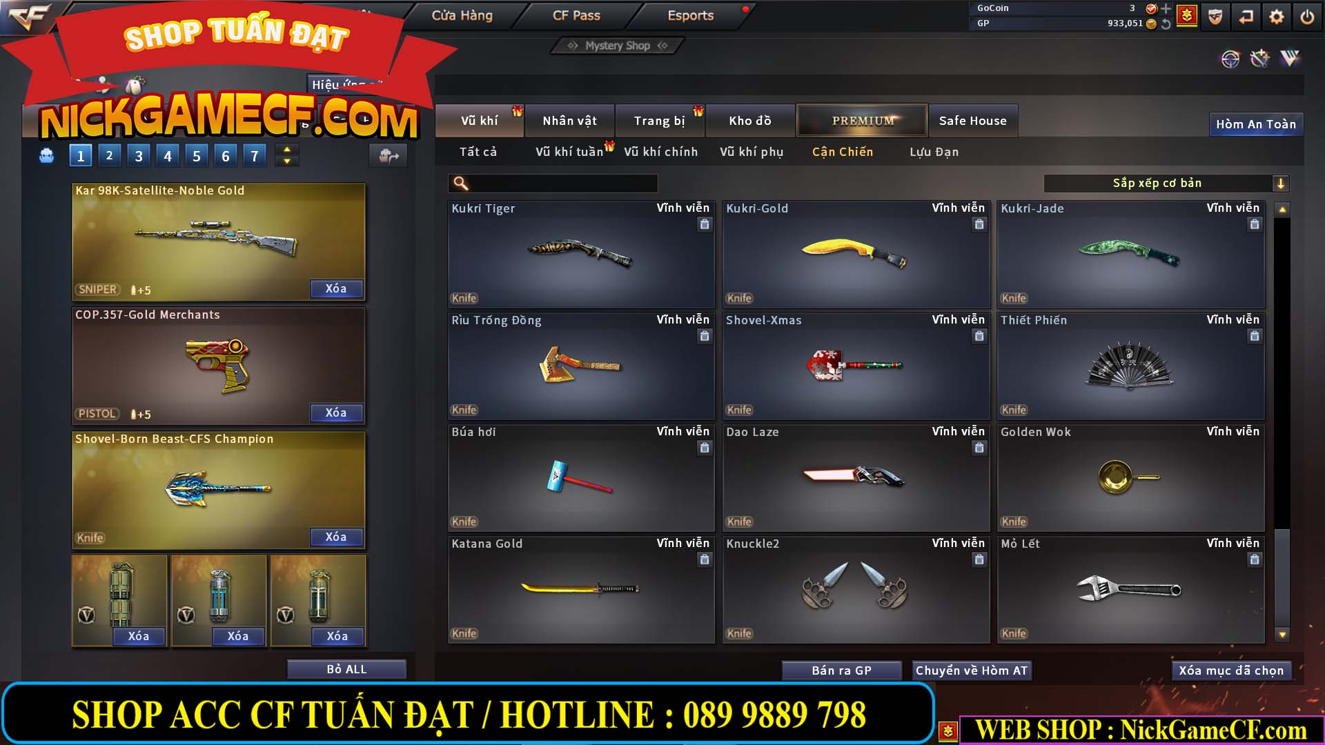 MÃ CF14081 - GIÁ : 4999K - CHIẾN C4 ĐẸP - AI XINH - 34 VIP - VIP6