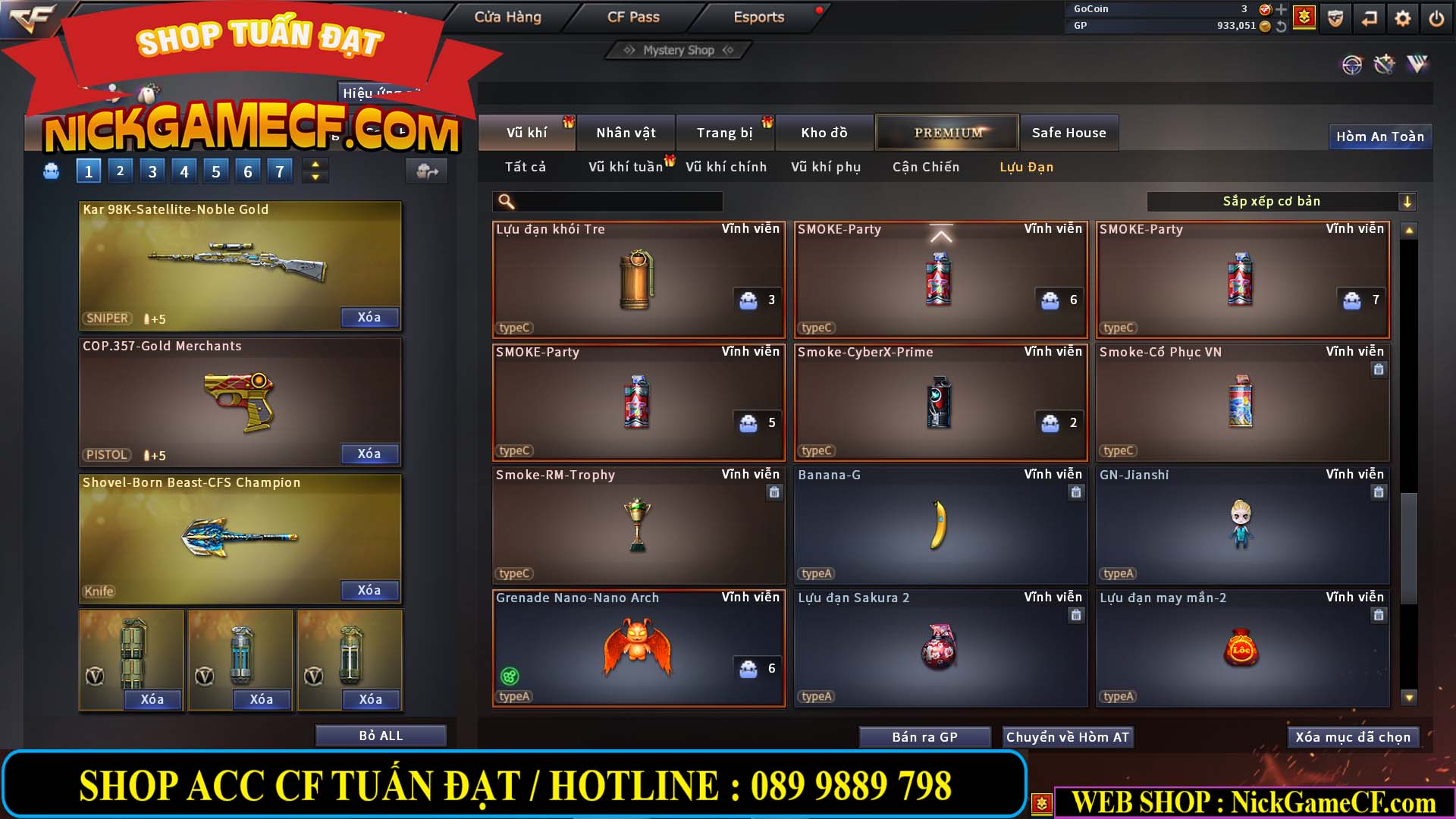 MÃ CF14081 - GIÁ : 4999K - CHIẾN C4 ĐẸP - AI XINH - 34 VIP - VIP6