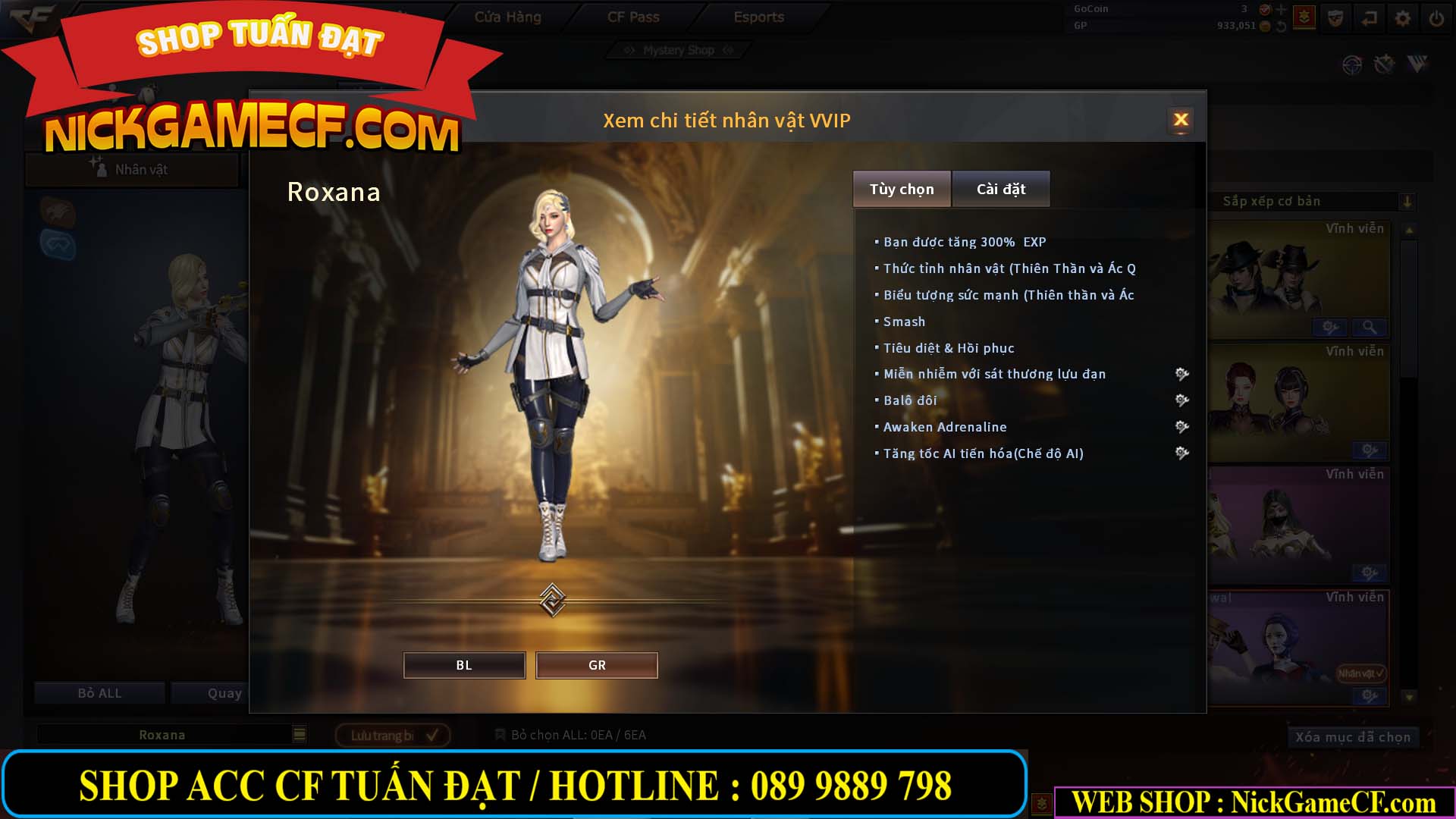 MÃ CF14081 - GIÁ : 4999K - CHIẾN C4 ĐẸP - AI XINH - 34 VIP - VIP6