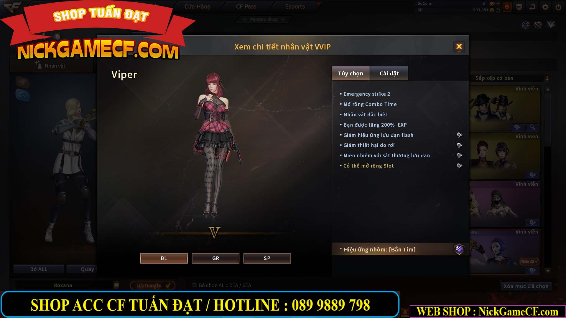 MÃ CF14081 - GIÁ : 4999K - CHIẾN C4 ĐẸP - AI XINH - 34 VIP - VIP6