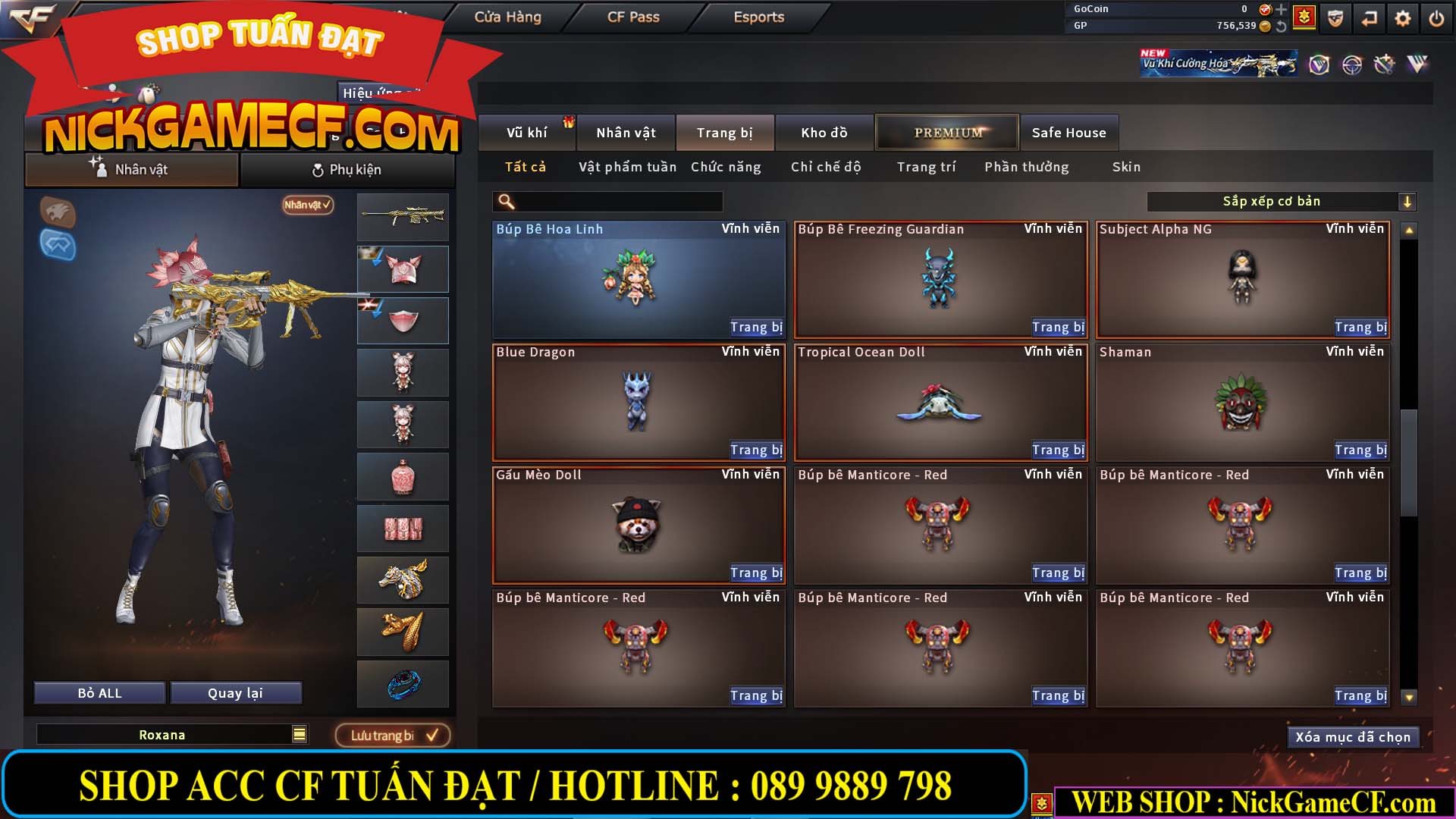 MÃ CF14081 - GIÁ : 4999K - CHIẾN C4 ĐẸP - AI XINH - 34 VIP - VIP6