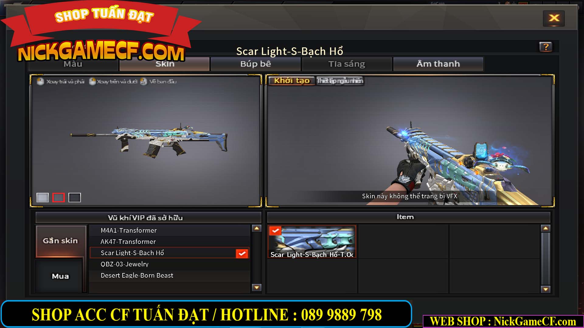 MÃ CF14081 - GIÁ : 4999K - CHIẾN C4 ĐẸP - AI XINH - 34 VIP - VIP6