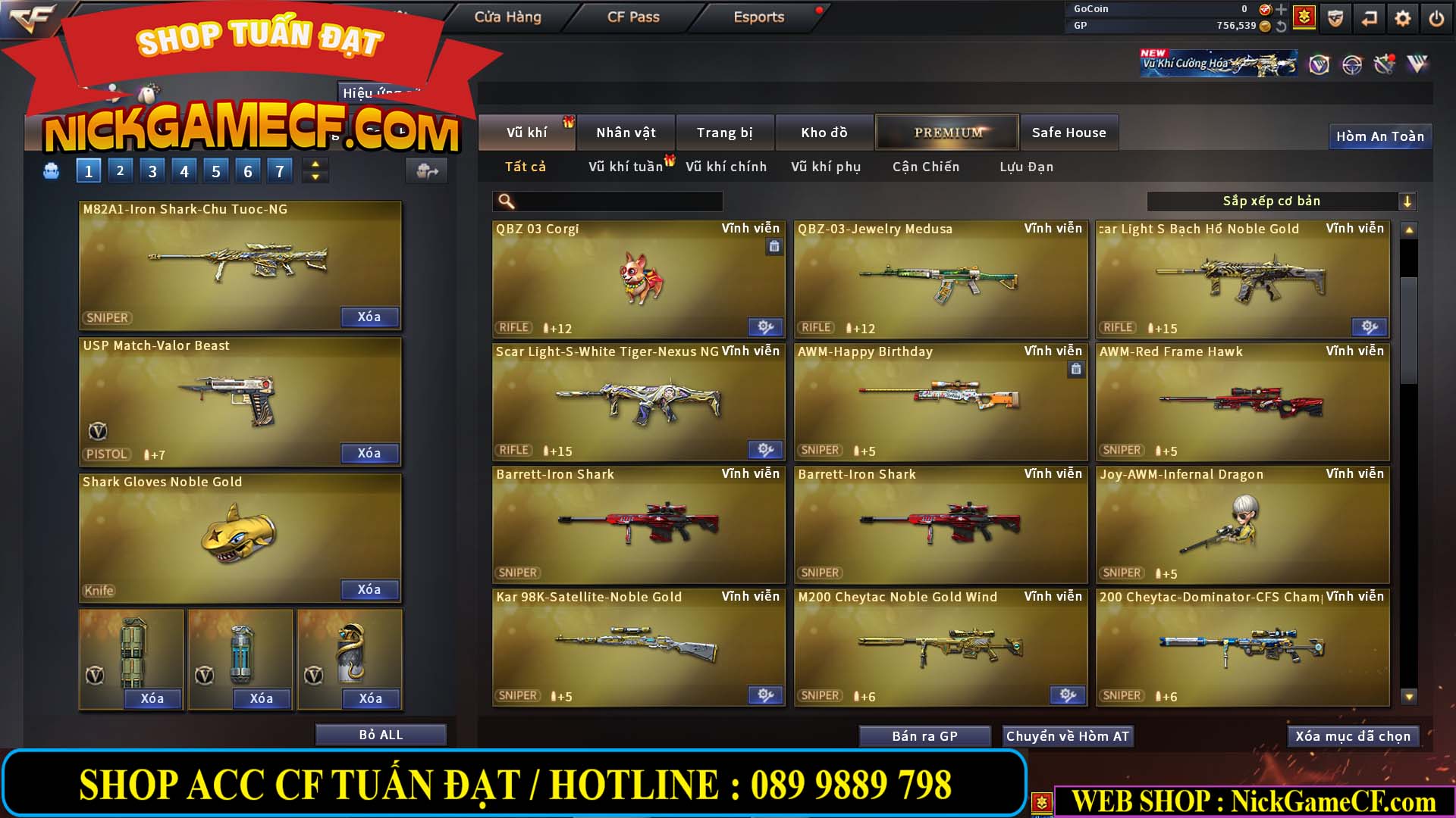 MÃ CF14081 - GIÁ : 4999K - CHIẾN C4 ĐẸP - AI XINH - 34 VIP - VIP6