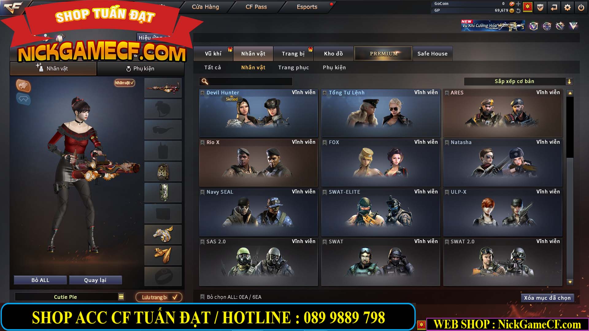 MÃ CF14107 - GIÁ : 3650K - CHIẾN FULL ZOM NHỎ XINH - GẦN VIP4